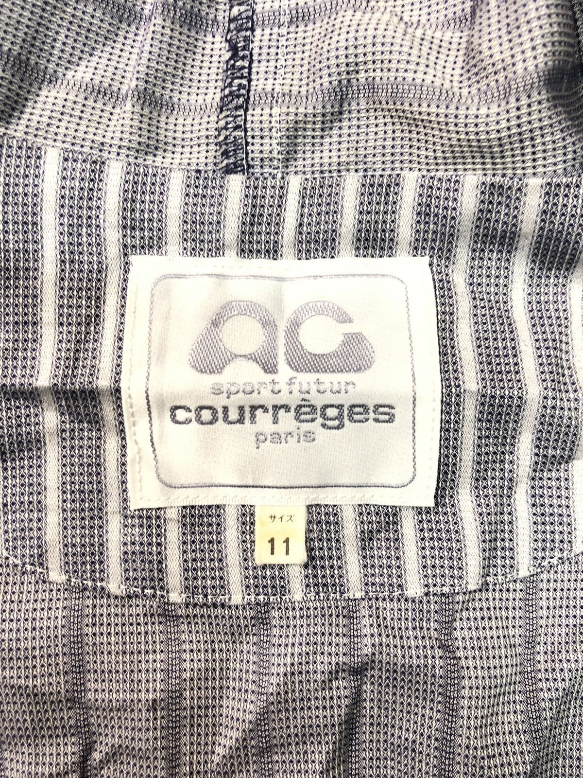 Courreges × Designer × Vintage VINTAGE COURREGES PARIS SPORT FUTUR JACKET HOODIE Size US L / EU 52-54 / 3 - 5 Thumbnail