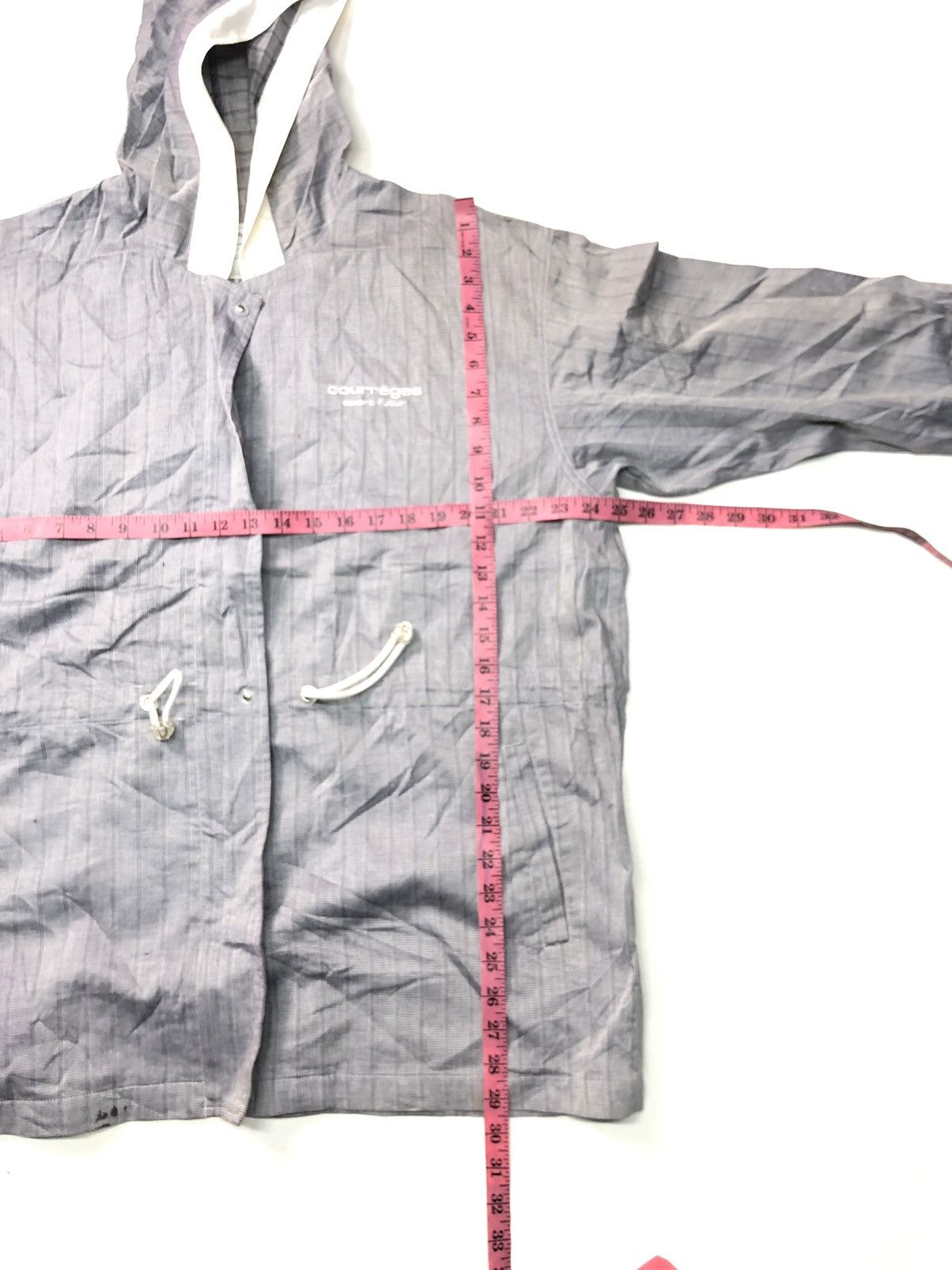 Courreges × Designer × Vintage VINTAGE COURREGES PARIS SPORT FUTUR JACKET HOODIE Size US L / EU 52-54 / 3 - 12 Thumbnail