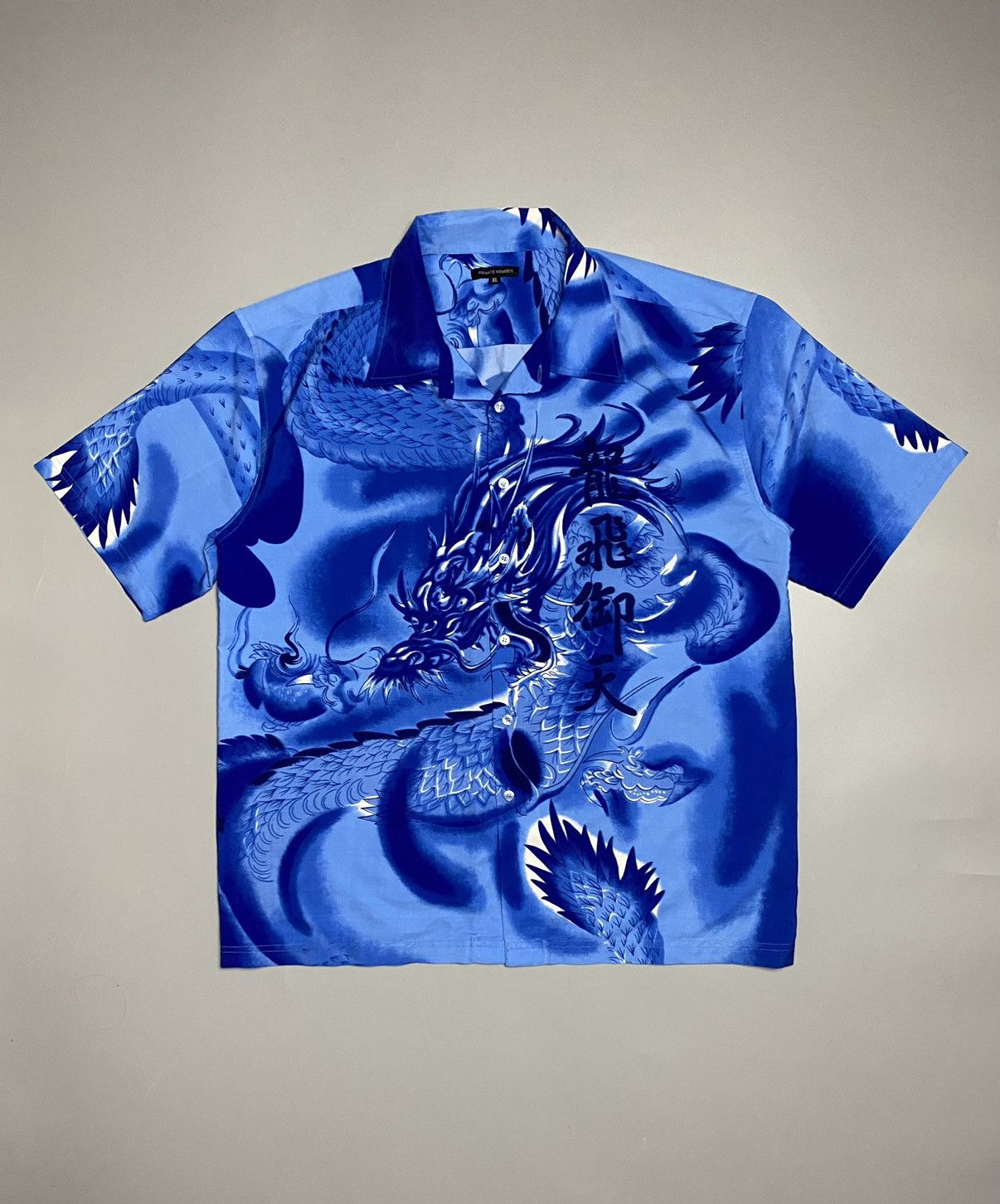 Vintage Dragons full graphic print shirt Size US XL / EU 56 / 4 - 1 Thumbnail