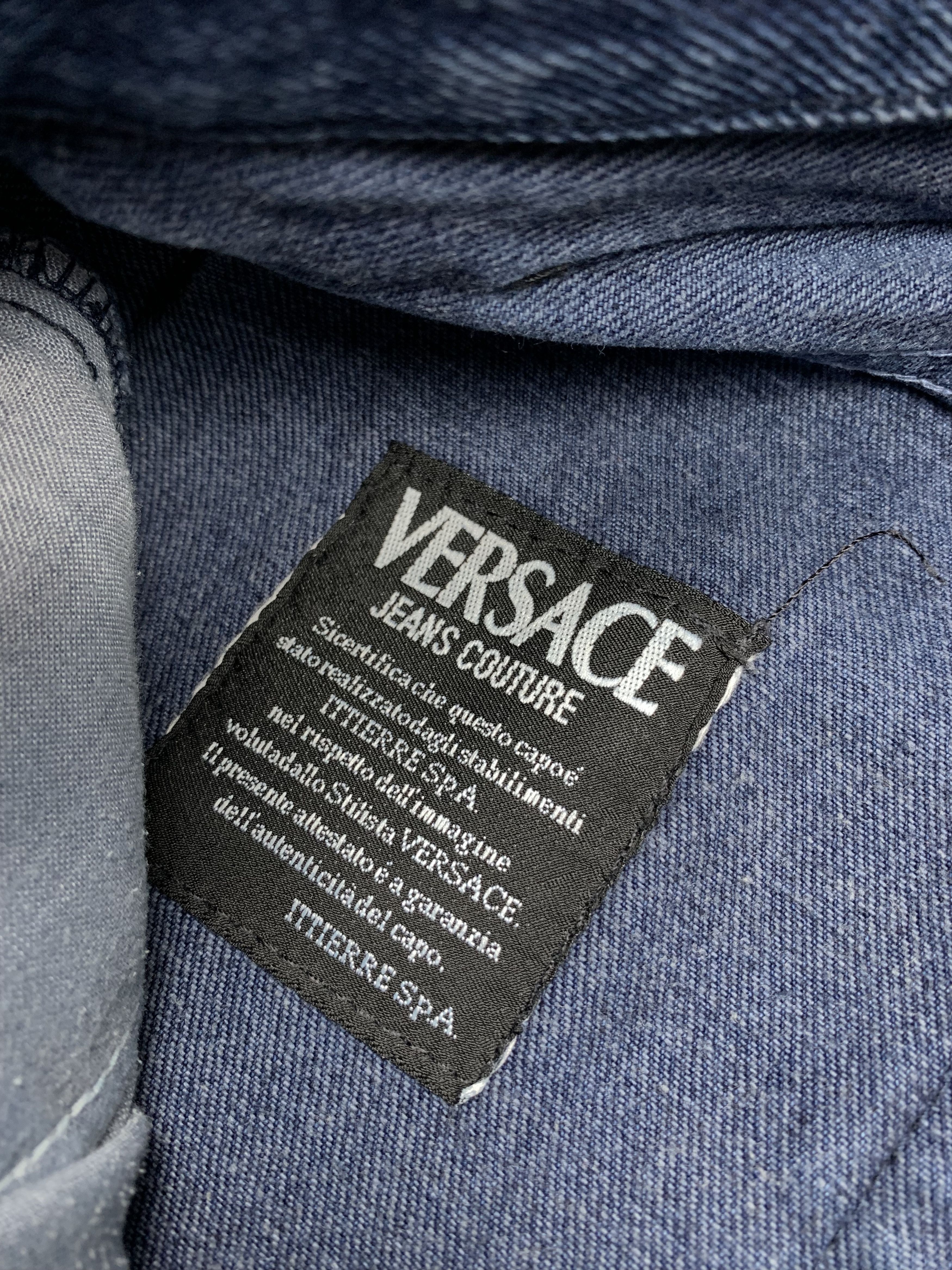 Versace Versace 90s Vintage Mens Denim Pants Jeans Size US 30 / EU 46 - 11 Thumbnail