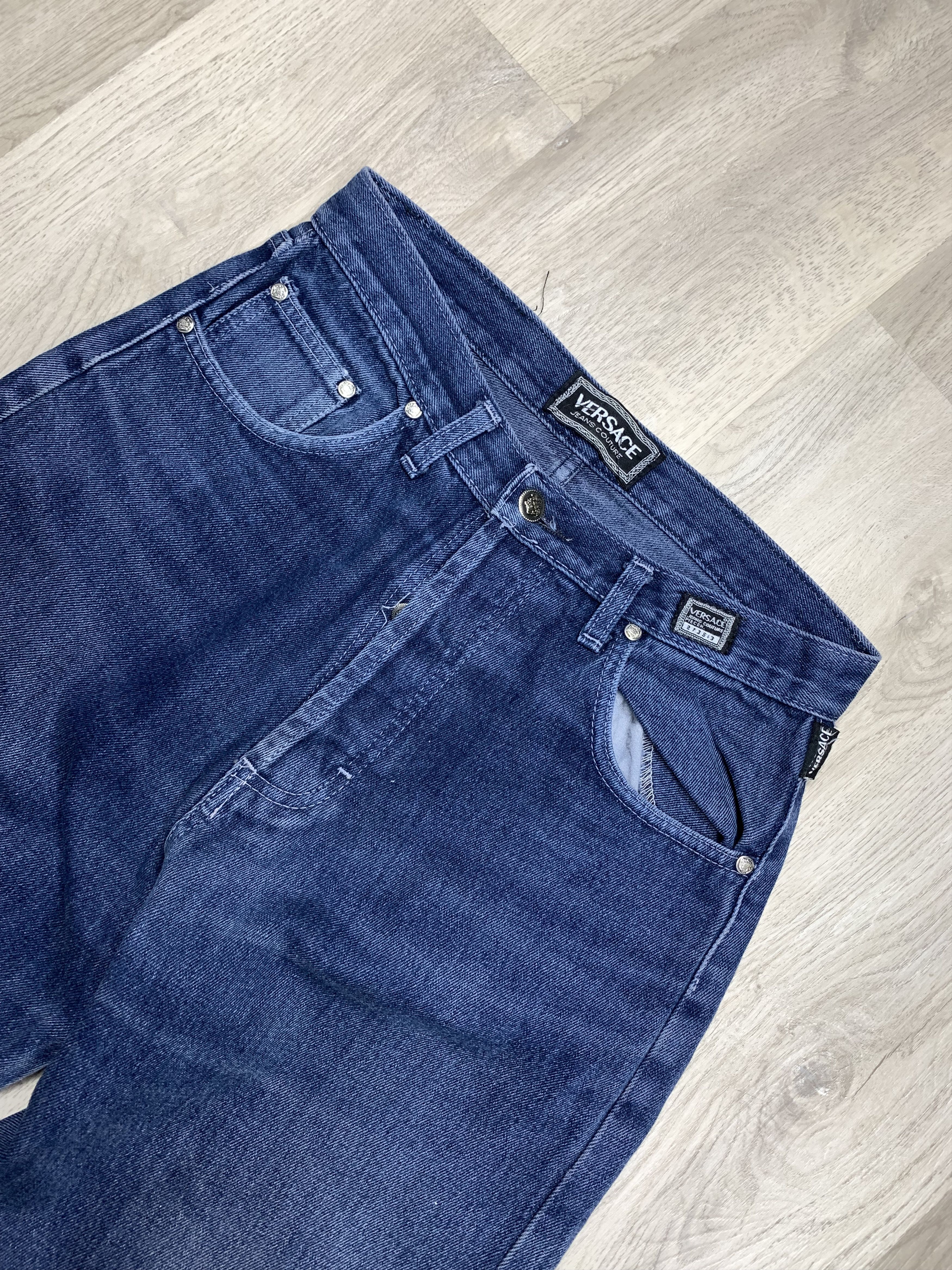 Versace Versace 90s Vintage Mens Denim Pants Jeans Size US 30 / EU 46 - 9 Thumbnail