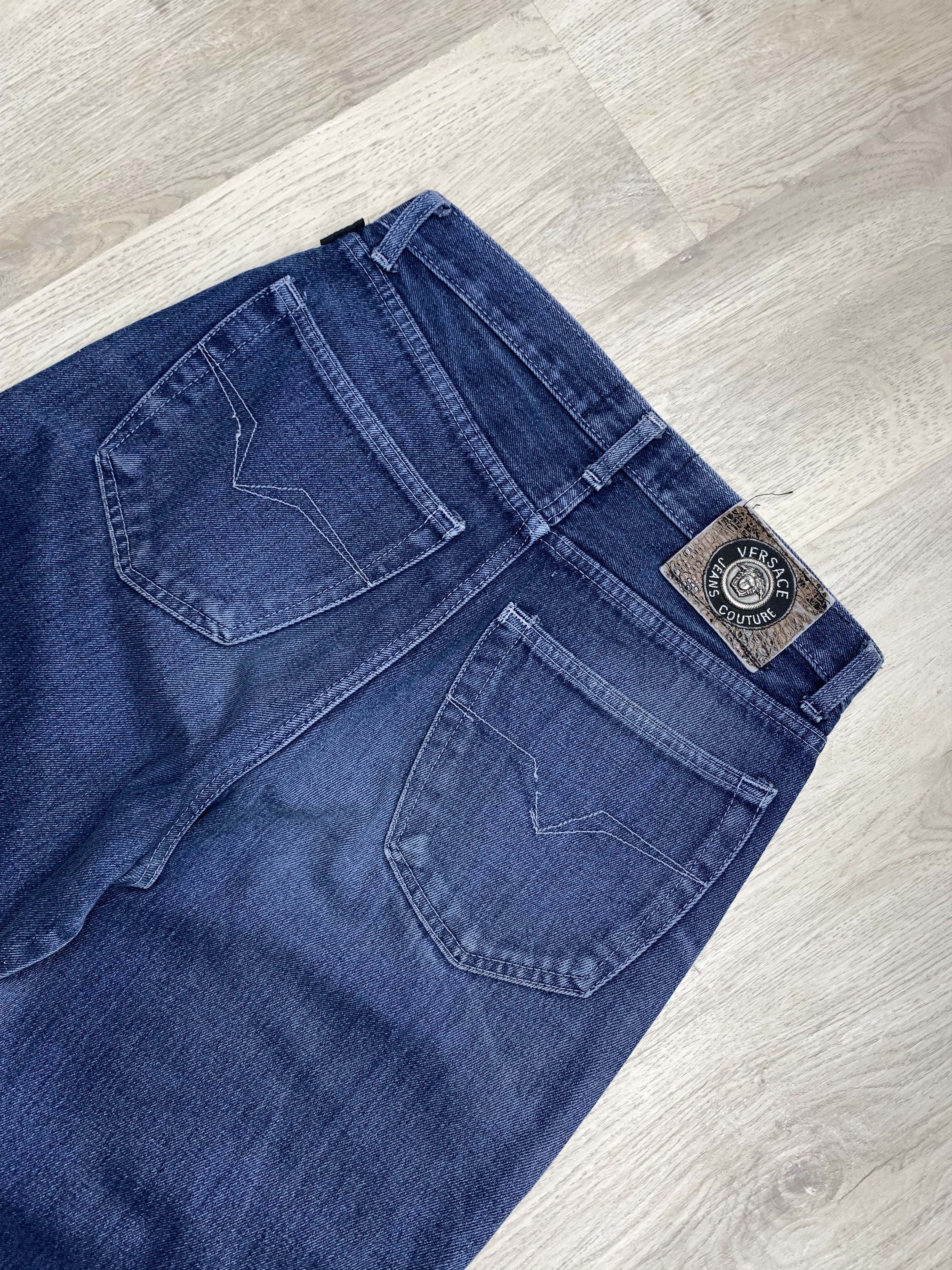 Versace Versace 90s Vintage Mens Denim Pants Jeans Size US 30 / EU 46 - 2 Thumbnail