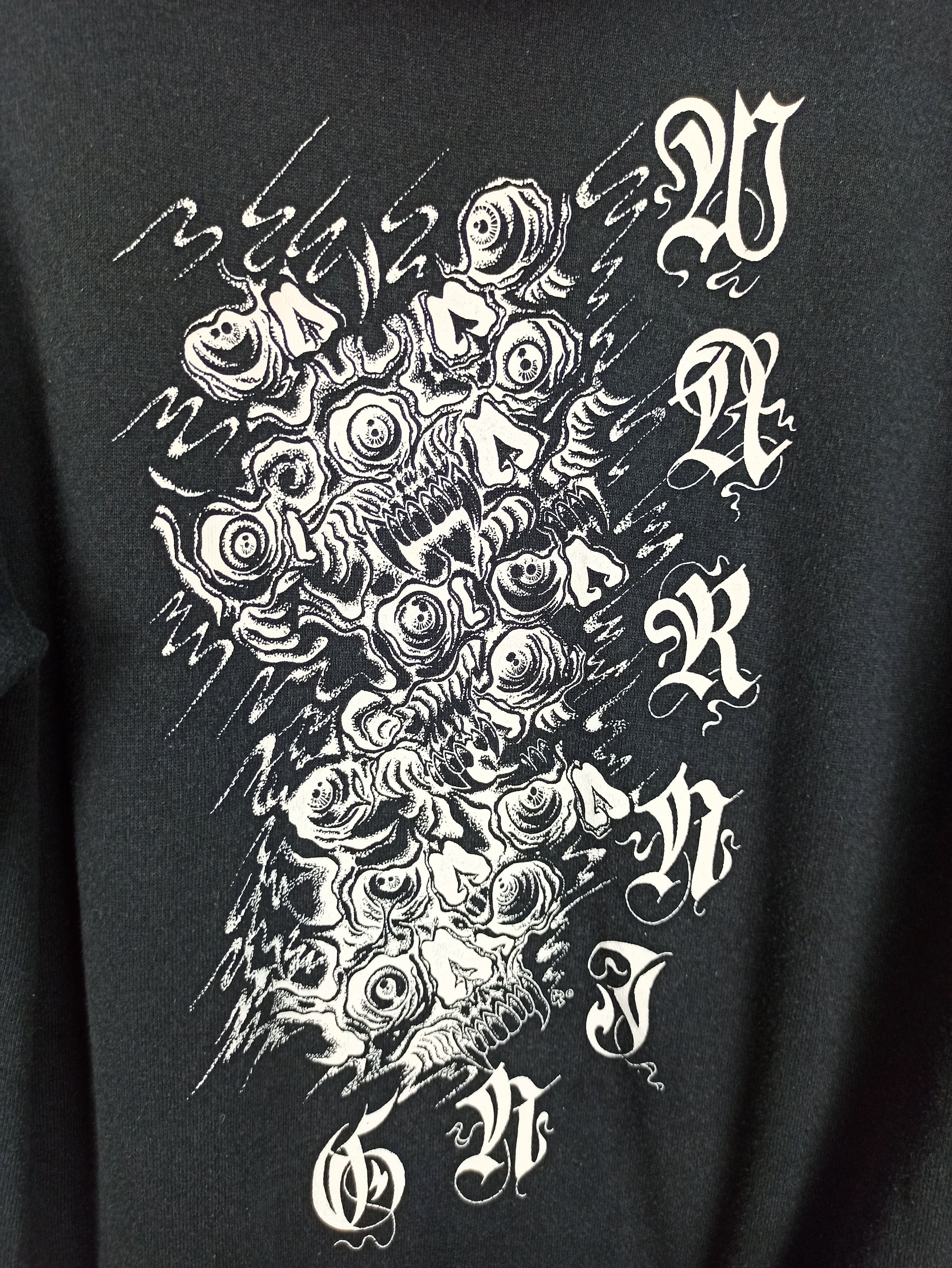If Six Was Nine 🔥Rare 90s🔥 WARNING street gear down town artwork Hoodie Size US L / EU 52-54 / 3 - 2 Thumbnail