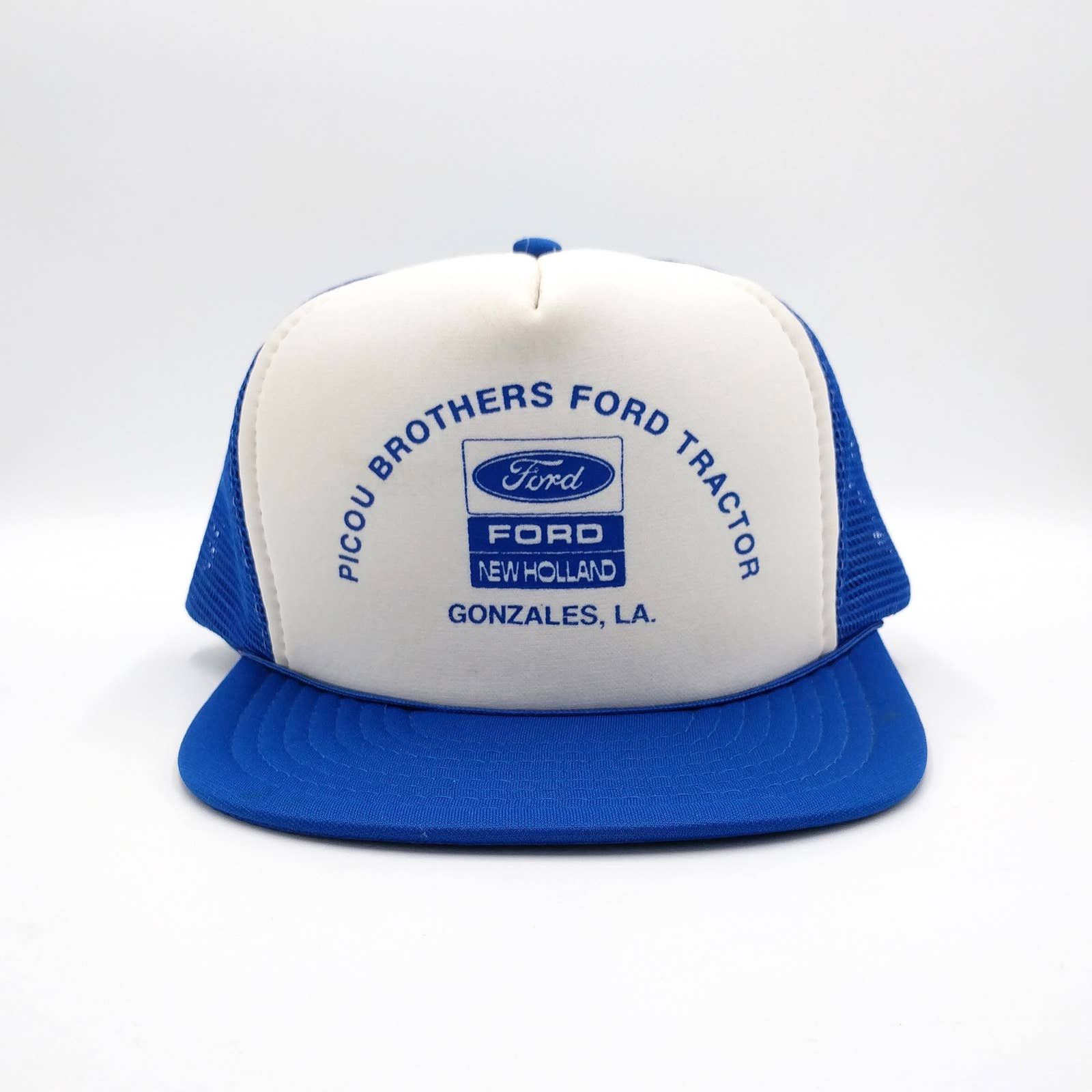 Ford × Vintage Vintage Picou Brothers FORD Tractor Snapback Trucker Hat 90s Size ONE SIZE - 2 Thumbnail