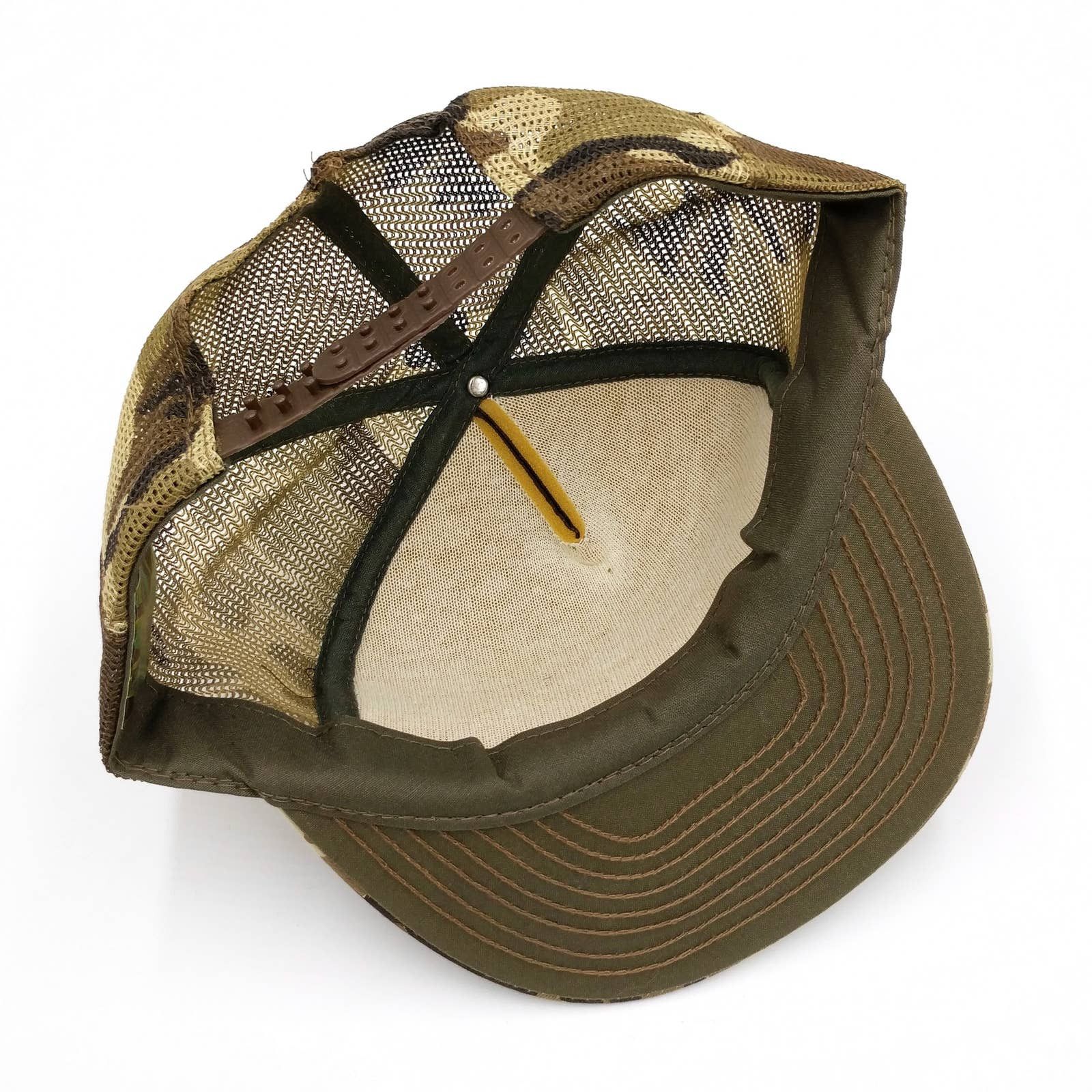 Vintage Vintage Paul Johnson Auto Parts Camo Snapback Trucker Hat Size ONE SIZE - 8 Thumbnail