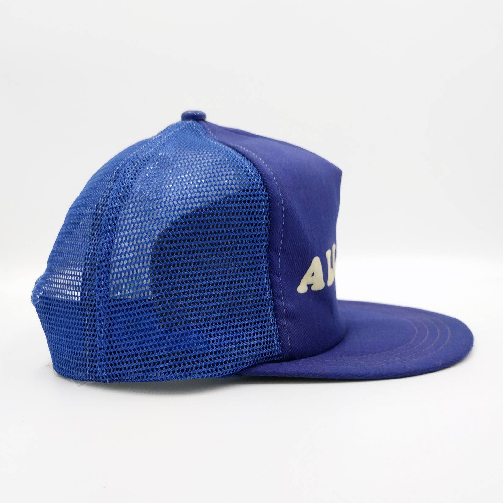 Vintage Vintage ALL-STAR Snapback Trucker Hat Mesh Spellout 70s USA Size ONE SIZE - 6 Thumbnail