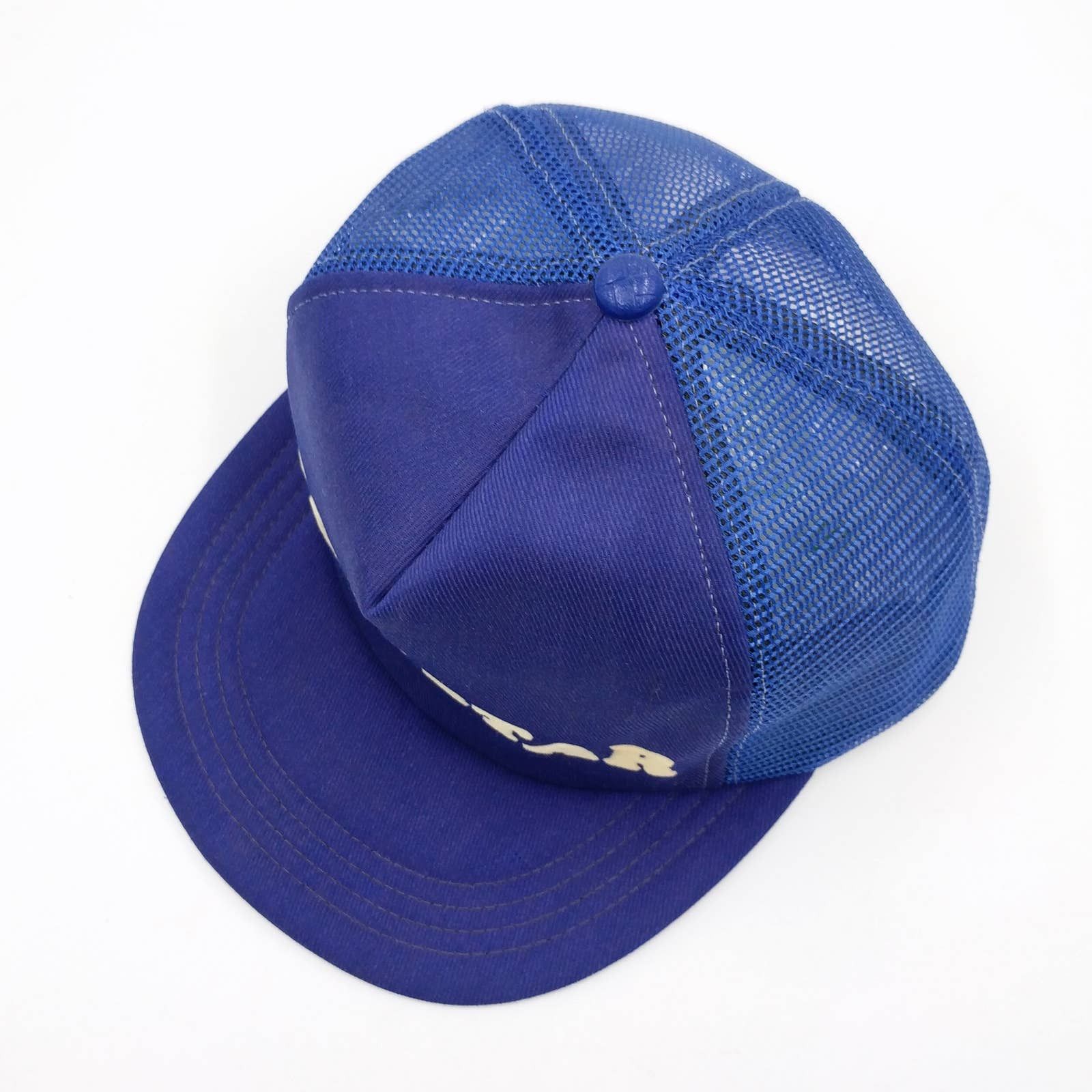 Vintage Vintage ALL-STAR Snapback Trucker Hat Mesh Spellout 70s USA Size ONE SIZE - 4 Thumbnail