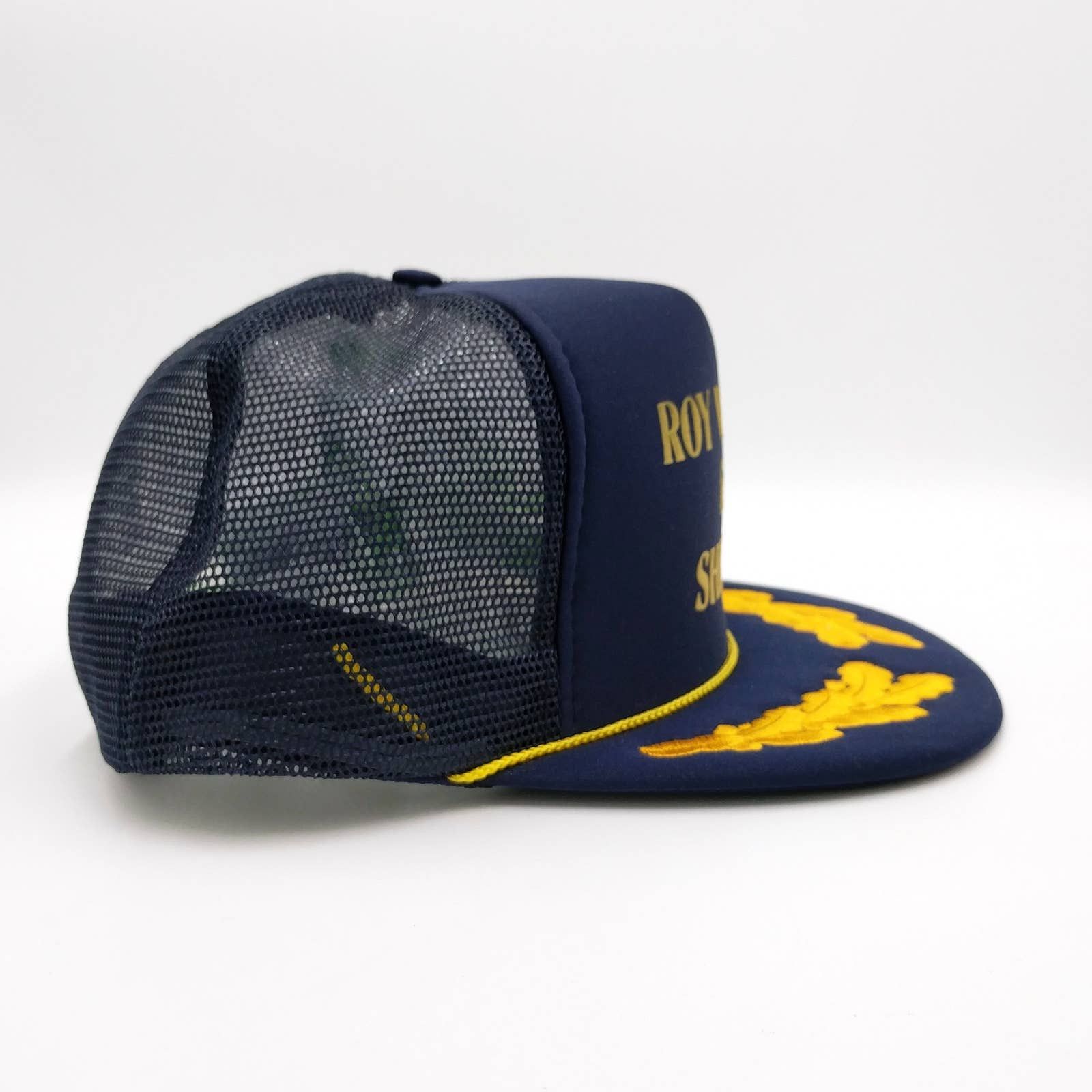 Vintage Vintage Roy Wilbur For Sheriff Snapback Trucker Mesh Hat Size ONE SIZE - 6 Thumbnail
