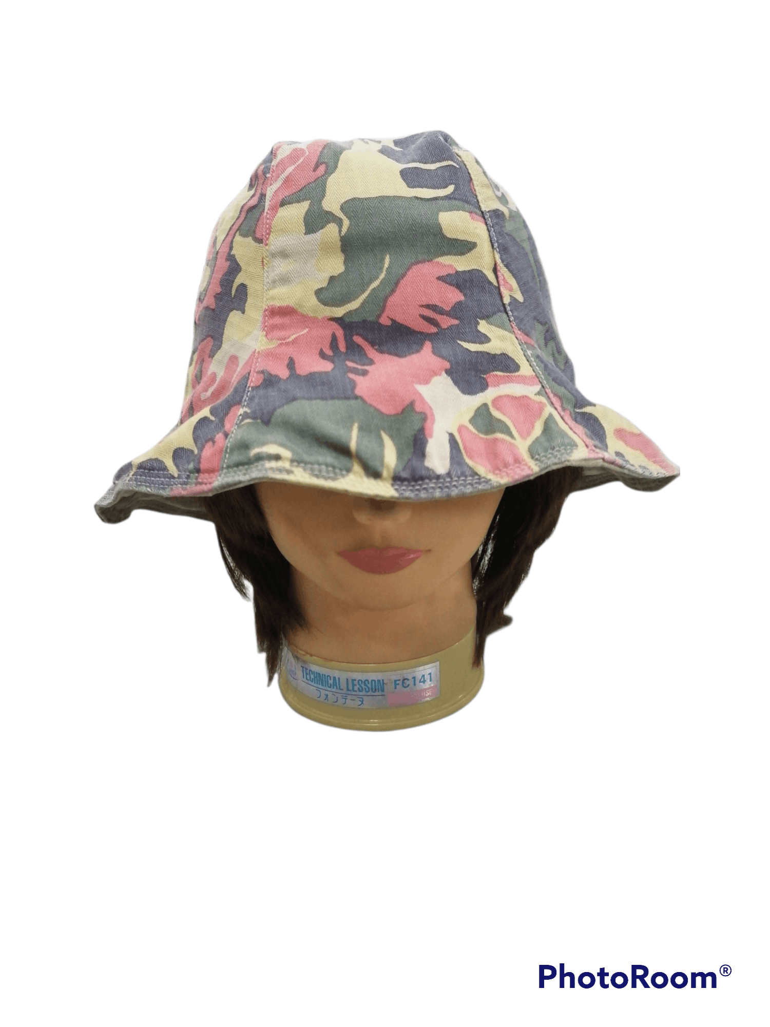 Other TwoWay Camouflage Herringbone Kapital Reversible Bucket Hat Size ONE SIZE - 4 Thumbnail