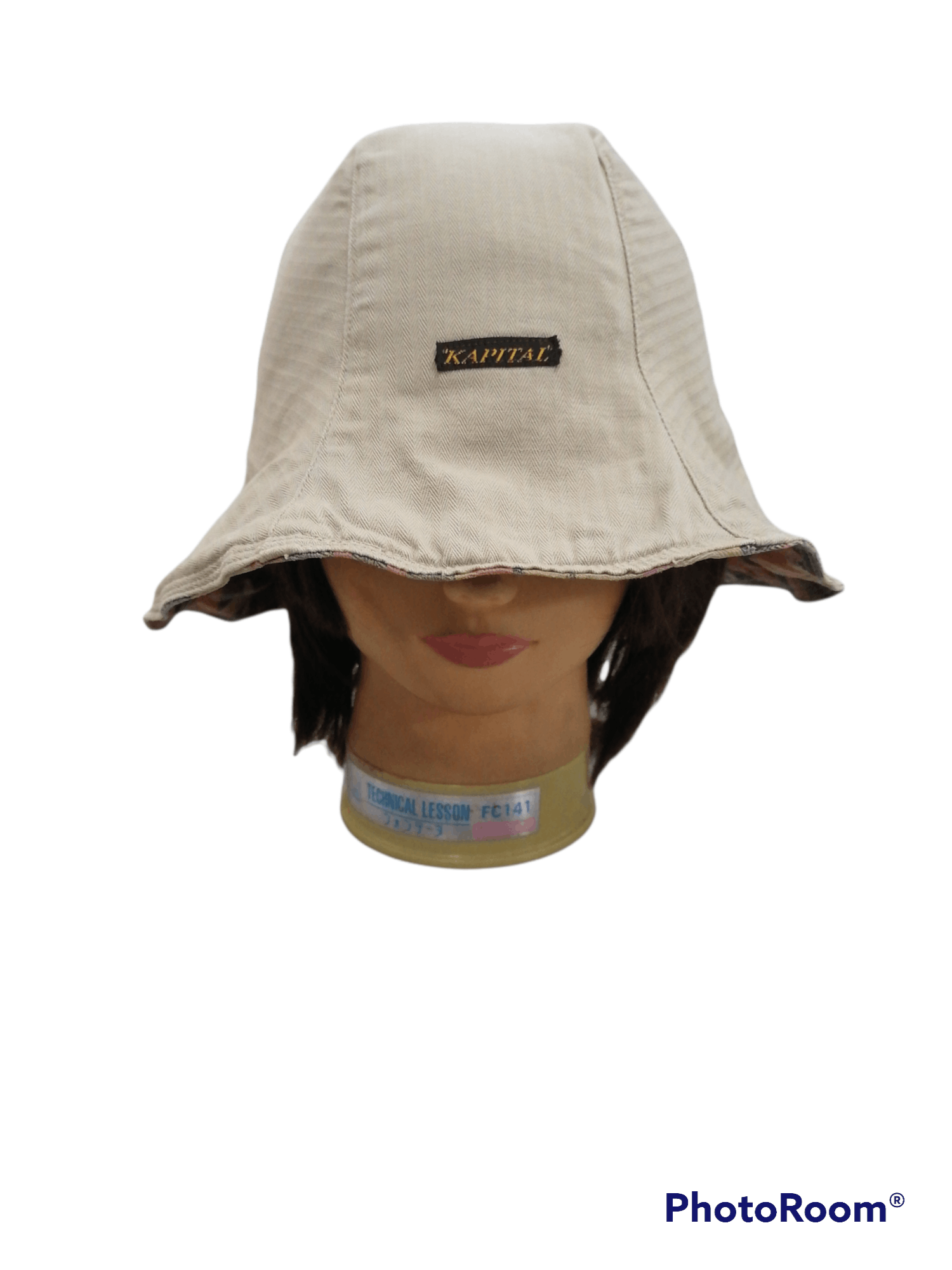 Other TwoWay Camouflage Herringbone Kapital Reversible Bucket Hat Size ONE SIZE - 2 Thumbnail