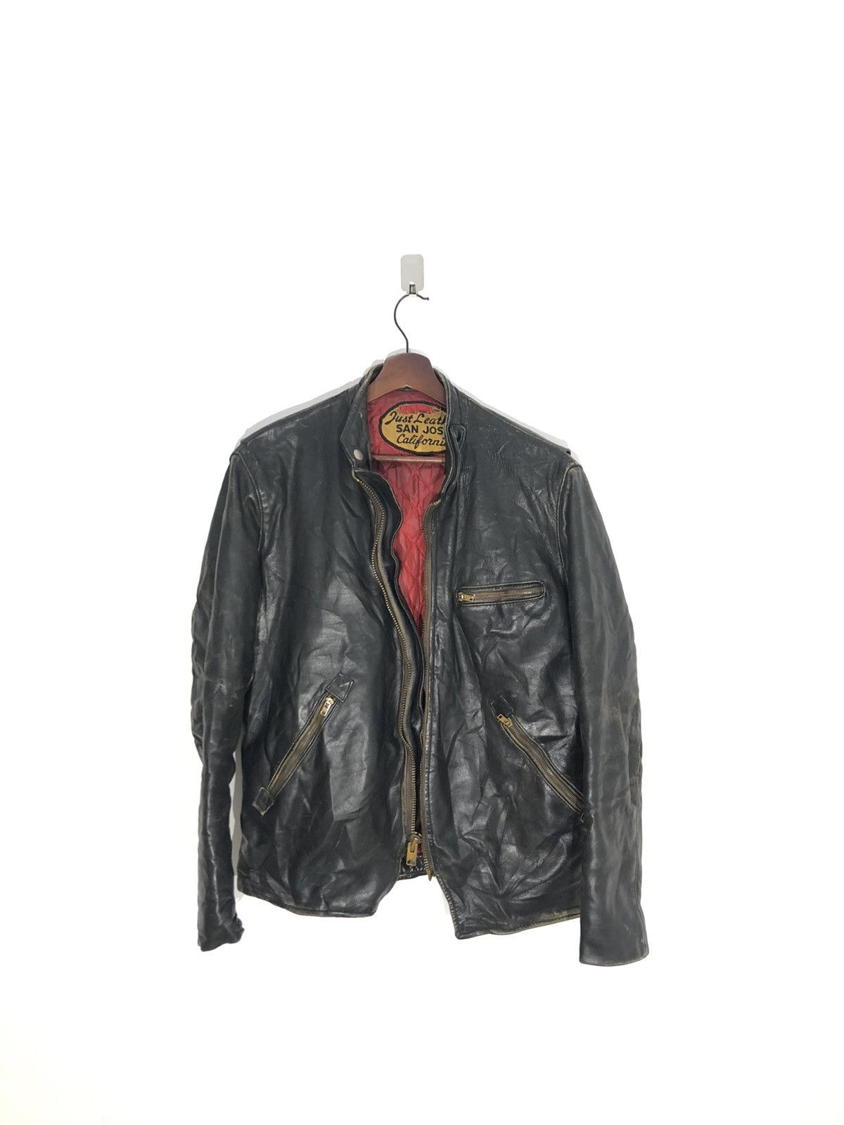 Genuine Leather Vintage 80’s San Jose California Leather Jacket Size US L / EU 52-54 / 3 - 1 Thumbnail