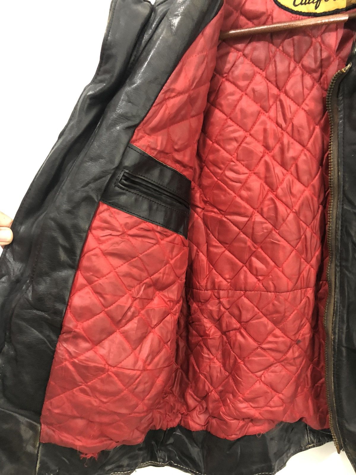 Genuine Leather Vintage 80’s San Jose California Leather Jacket Size US L / EU 52-54 / 3 - 4 Thumbnail