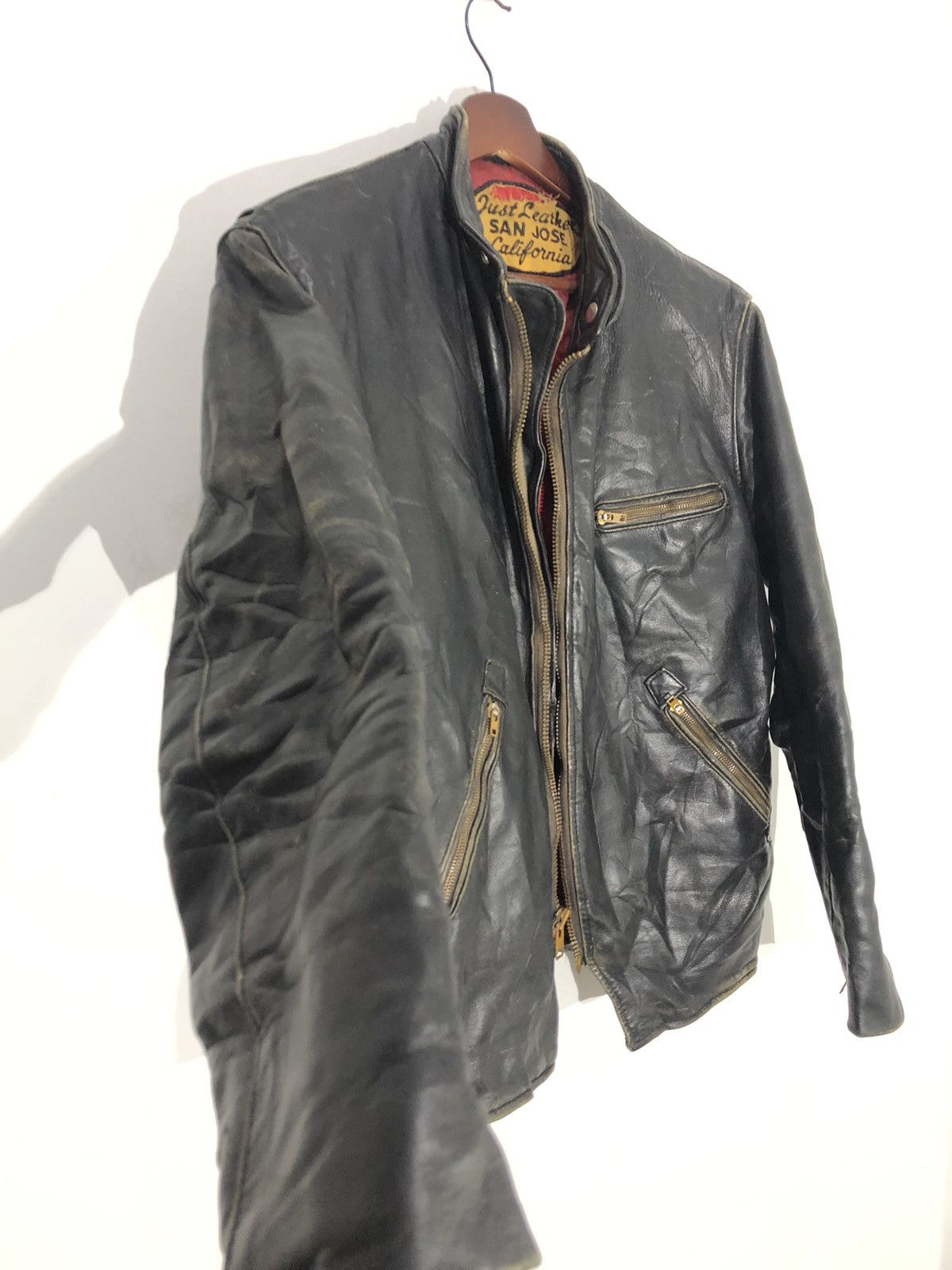 Genuine Leather Vintage 80’s San Jose California Leather Jacket Size US L / EU 52-54 / 3 - 2 Thumbnail