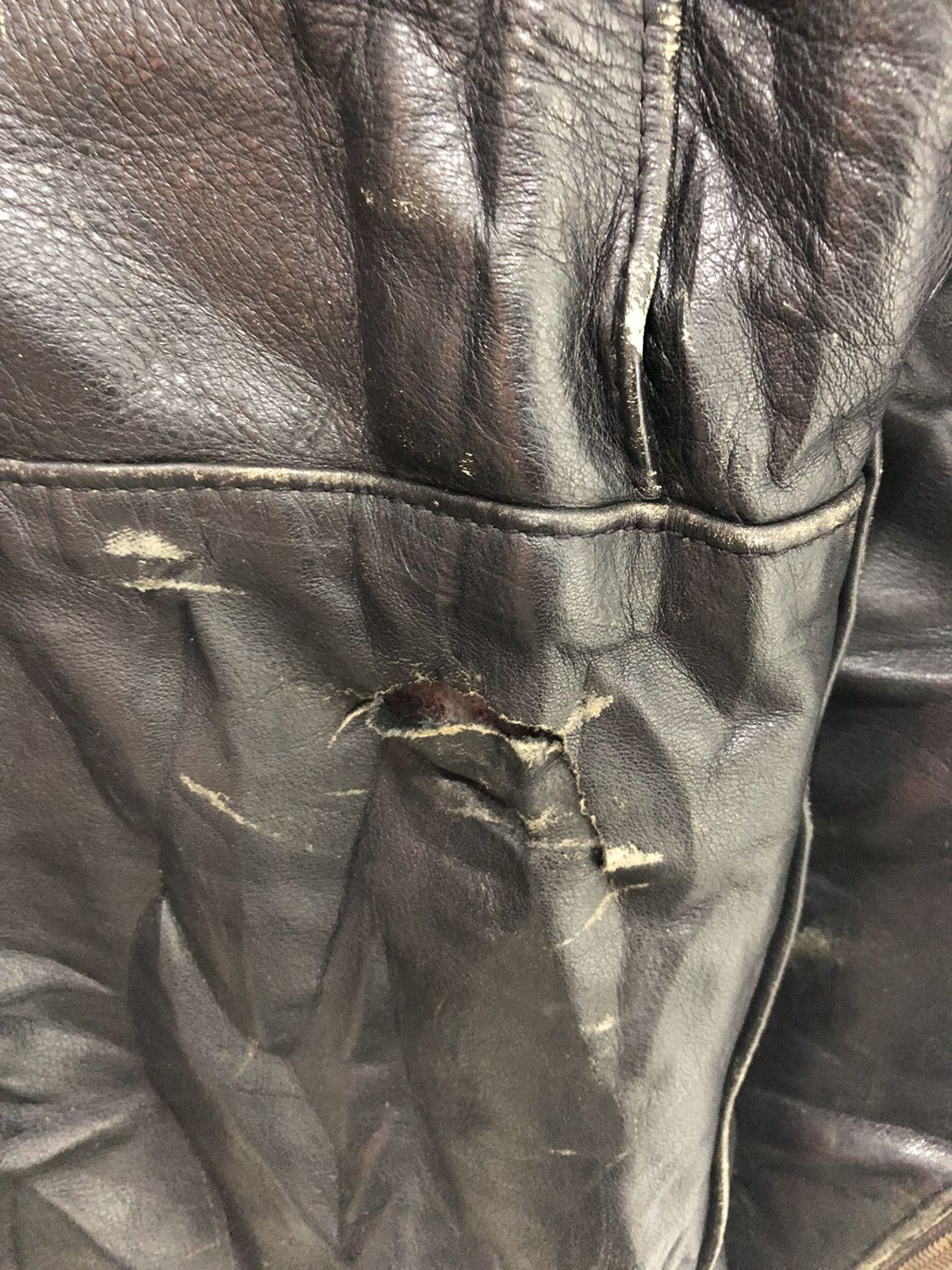 Genuine Leather Vintage 80’s San Jose California Leather Jacket Size US L / EU 52-54 / 3 - 12 Thumbnail