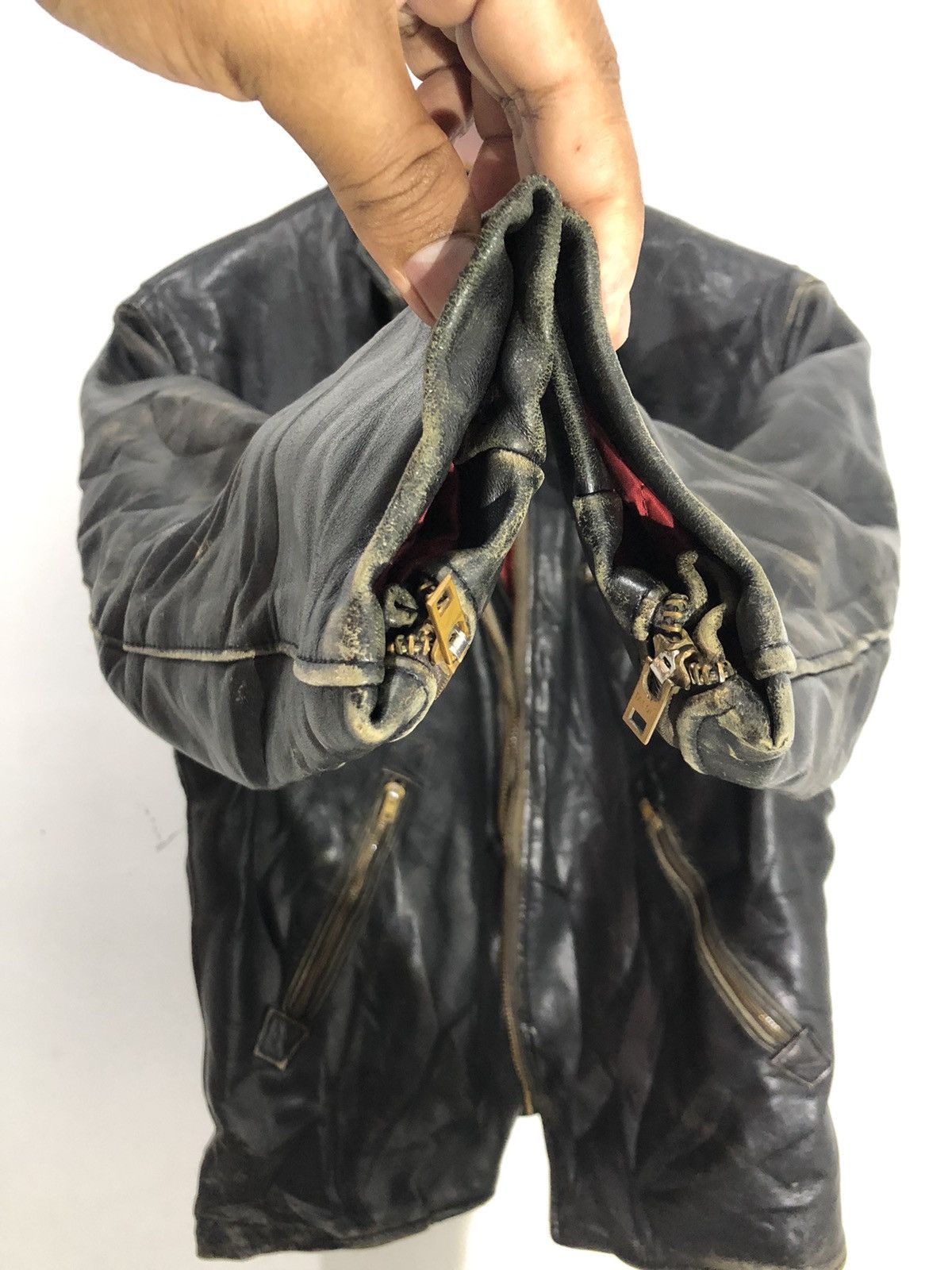 Genuine Leather Vintage 80’s San Jose California Leather Jacket Size US L / EU 52-54 / 3 - 6 Thumbnail