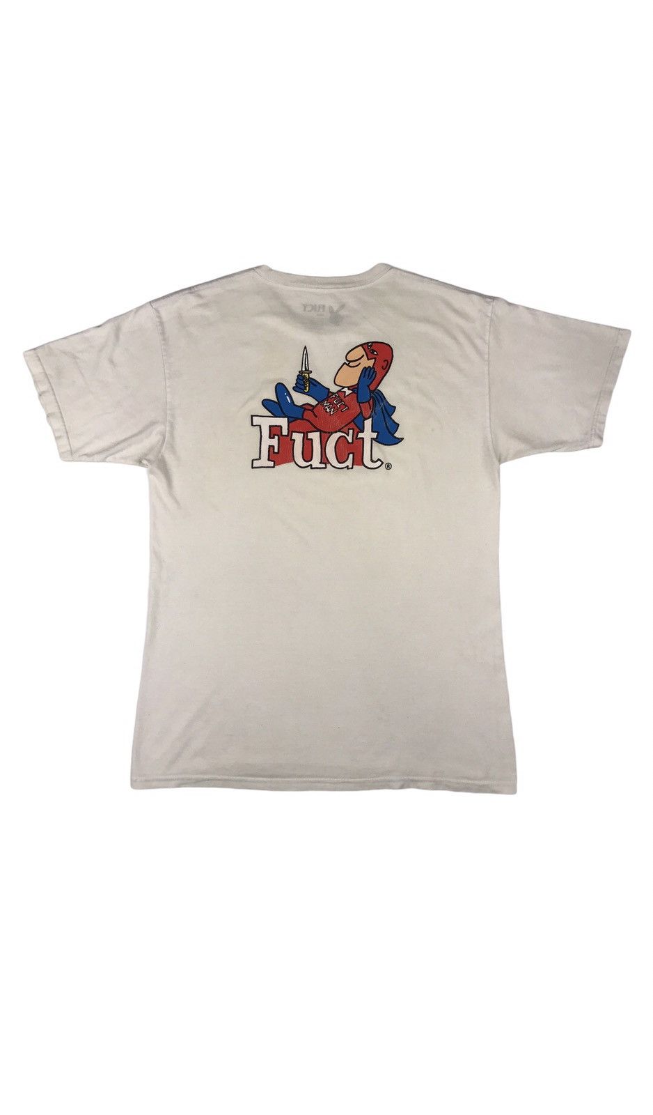 Fuct Rare FUCT MAN cartoon t-shirt | Grailed