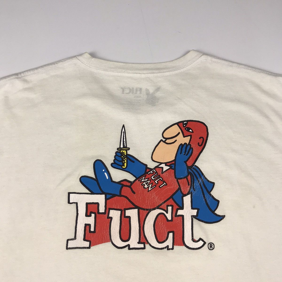 FUCT Rare FUCT MAN cartoon t-shirt Size US M / EU 48-50 / 2 - 3 Thumbnail