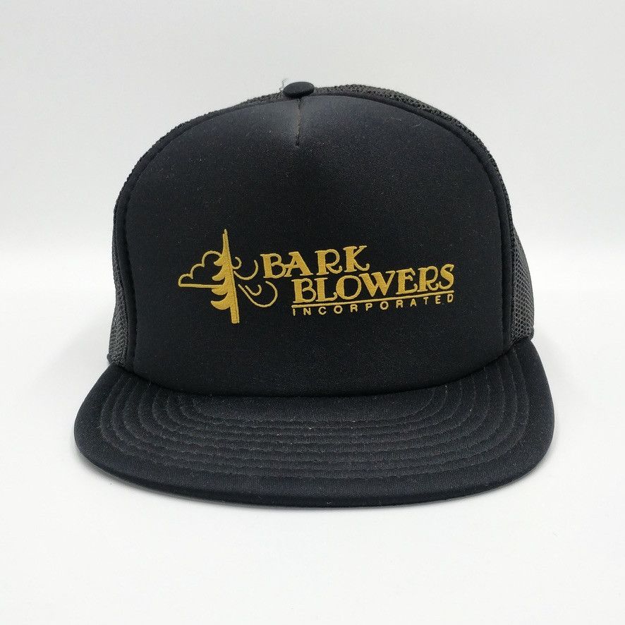 Vintage Vintage Bark Blowers Inc Snapback Trucker Mesh Hat Size ONE SIZE - 2 Thumbnail