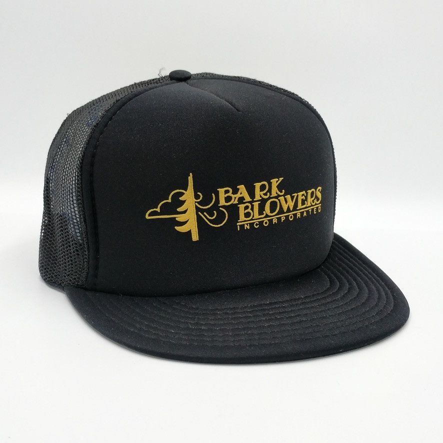 Vintage Vintage Bark Blowers Inc Snapback Trucker Mesh Hat Size ONE SIZE - 1 Thumbnail