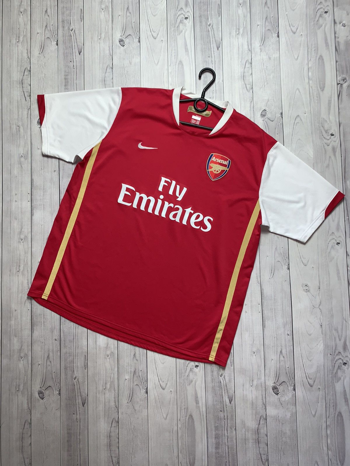 00s NIKE Arsenal タグ付 FC ゲームシャツ XL ポルトガル製 00s NIKE Arsenal タグ付 FC ゲームシャツ XL ポルトガル製