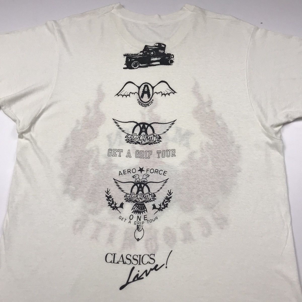 Aerosmith × Band Tees × Vintage Rare vintage ma kin promo t-shirt Size US L / EU 52-54 / 3 - 3 Thumbnail