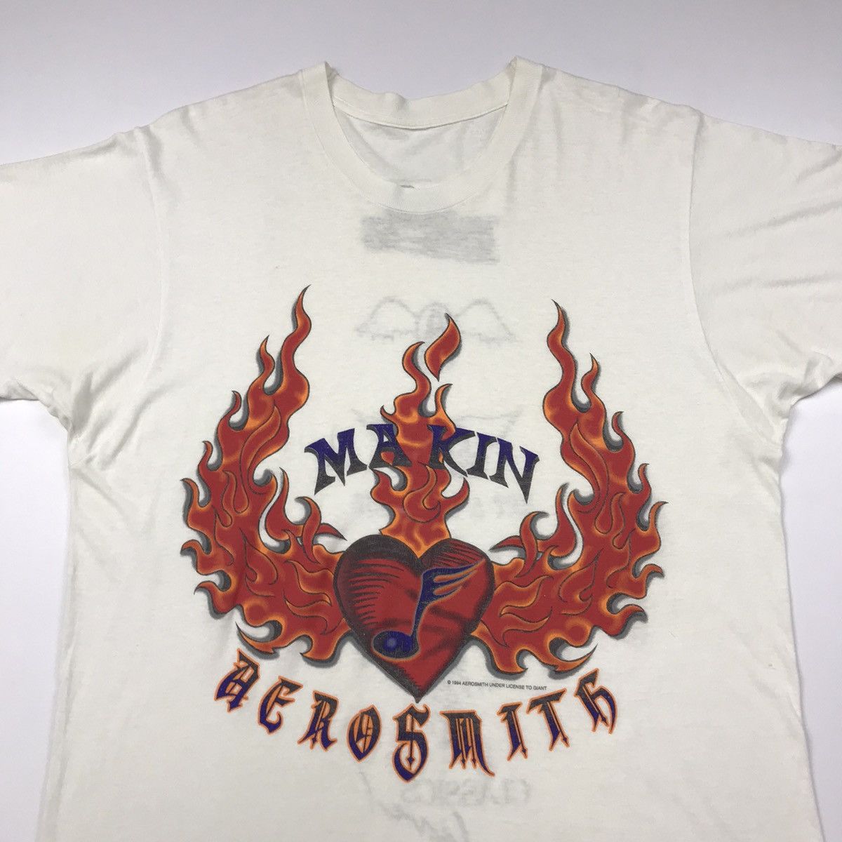 Aerosmith × Band Tees × Vintage Rare vintage ma kin promo t-shirt Size US L / EU 52-54 / 3 - 2 Thumbnail