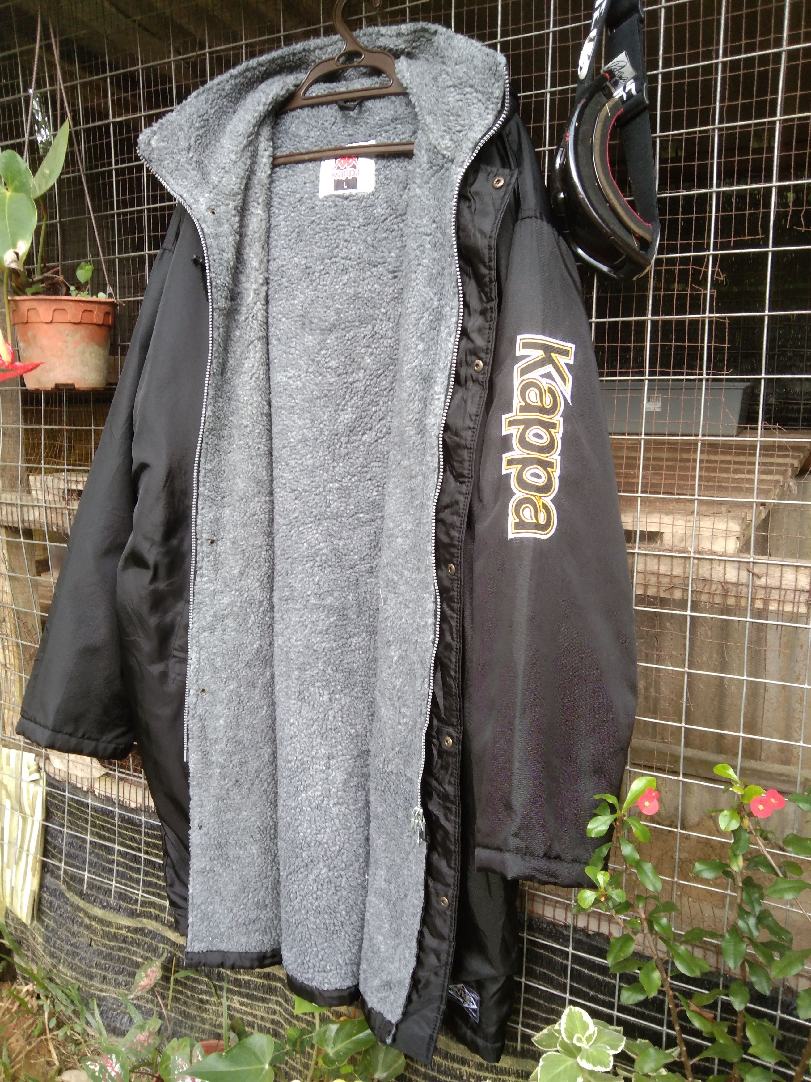 Kappa ITALIAN KAPPA SHERPA PARKA LONG JACKET Size US L / EU 52-54 / 3 - 7 Thumbnail
