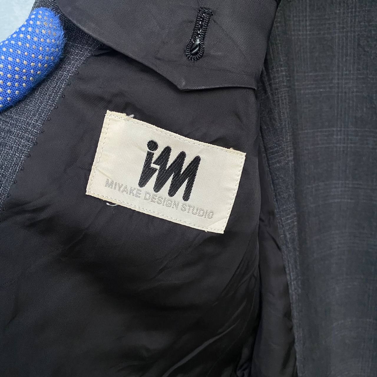 Issey Miyake × Vintage Vintage Issey miyake IM design checkered wool jacket XL Size US XL / EU 56 / 4 - 4 Thumbnail