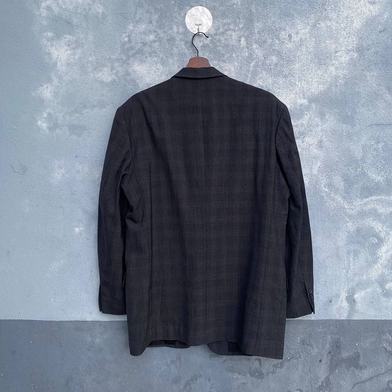 Issey Miyake × Vintage Vintage Issey miyake IM design checkered wool jacket XL Size US XL / EU 56 / 4 - 2 Thumbnail