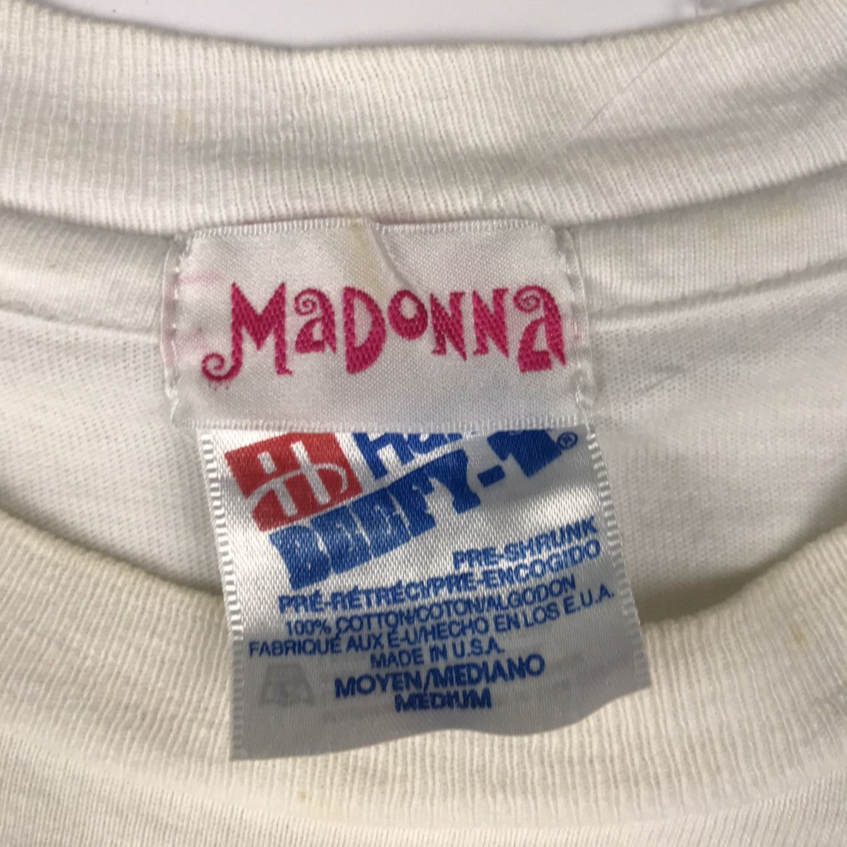 Band Tees × Vintage Rare Vintage MADONNA promo t-shirt Size US M / EU 48-50 / 2 - 5 Thumbnail