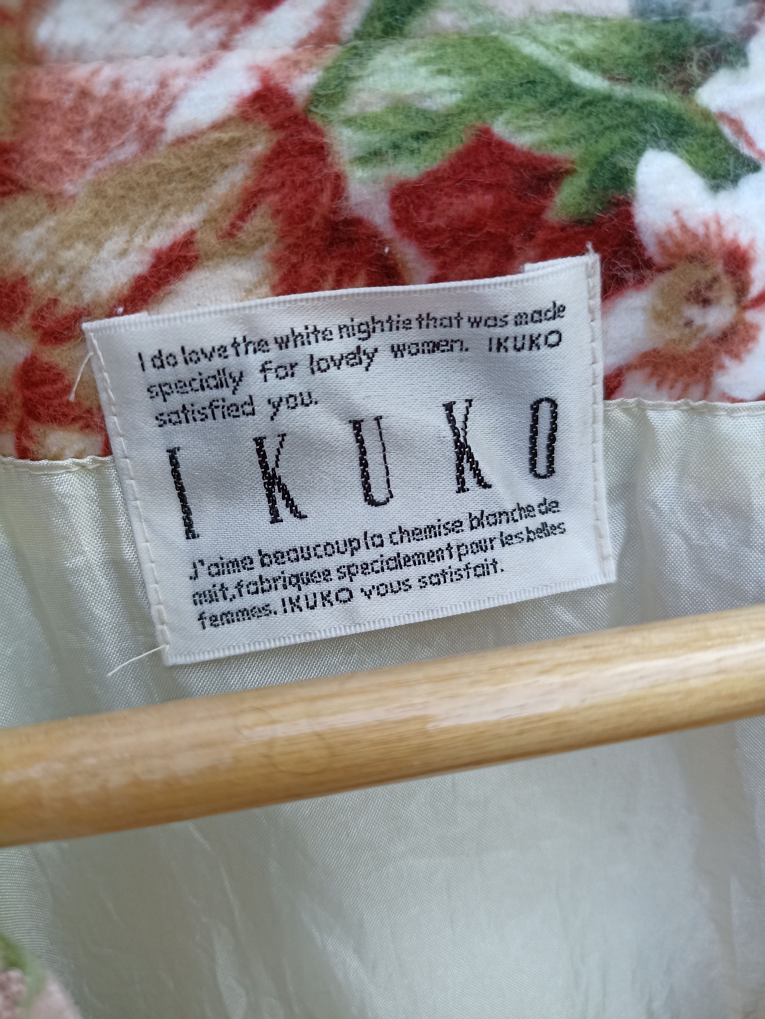 Designer × Japanese Brand × Vintage Ikuko Floral Cardigan Jacket Size XL / US 12-14 / IT 48-50 - 6 Thumbnail