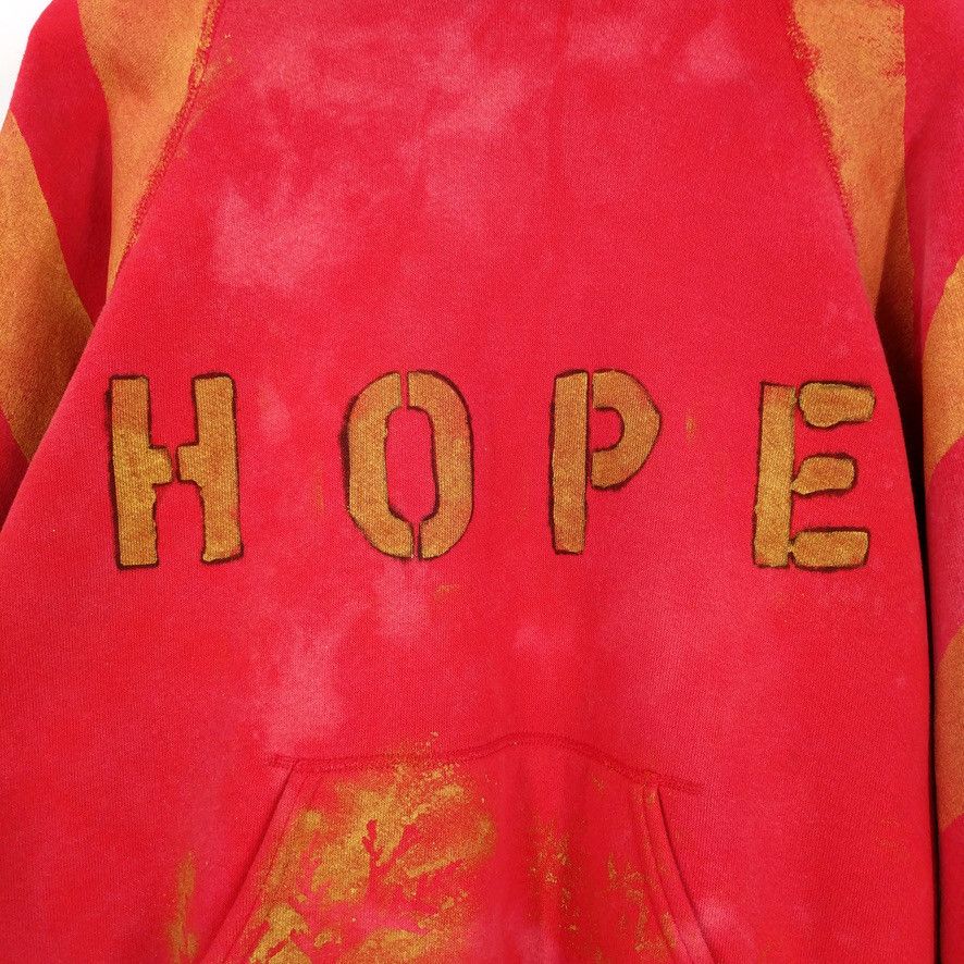 Vintage Vintage HOPE Custom Hand Painted Bleached Stripe Hoodie M Size US M / EU 48-50 / 2 - 2 Thumbnail