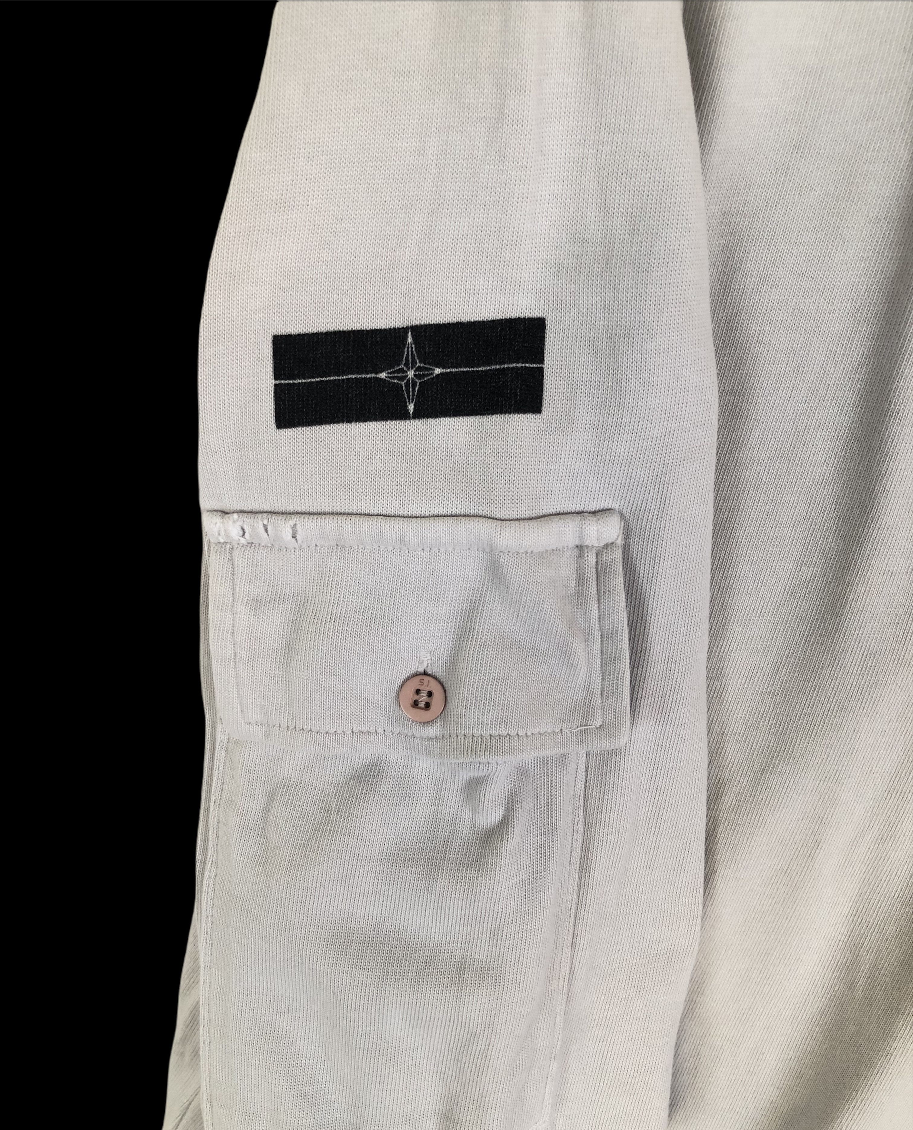 Stone Island RARE🔥SS07 ZIPPER SWEATSHIRT DISTRESS Size US XL / EU 56 / 4 - 14 Thumbnail