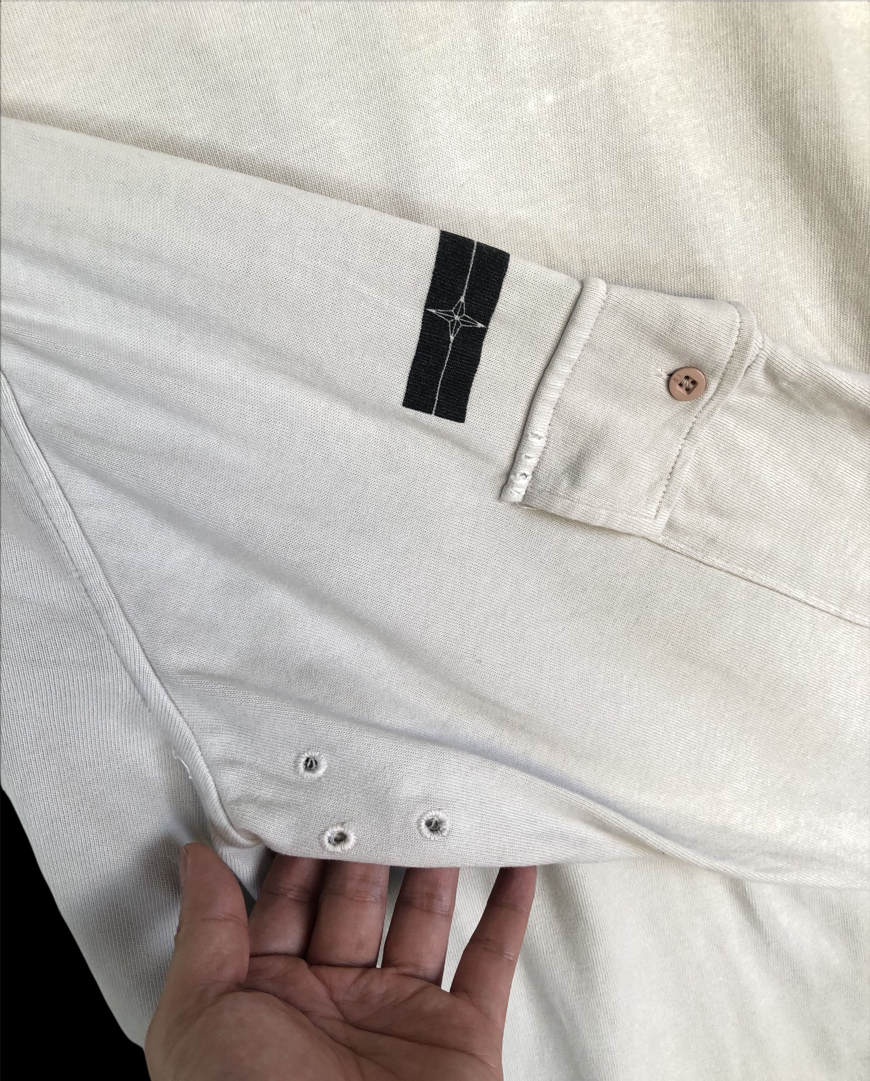 Stone Island RARE🔥SS07 ZIPPER SWEATSHIRT DISTRESS Size US XL / EU 56 / 4 - 12 Thumbnail
