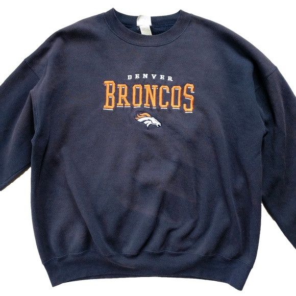 90s Lee Sport Denver Broncos pullover hoodie. 