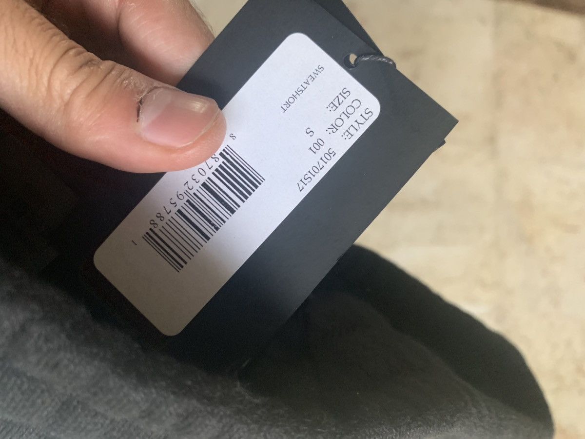 Alexander Wang Black “T” Embroidered Sweat Shorts Size US 30 / EU 46 - 9 Thumbnail