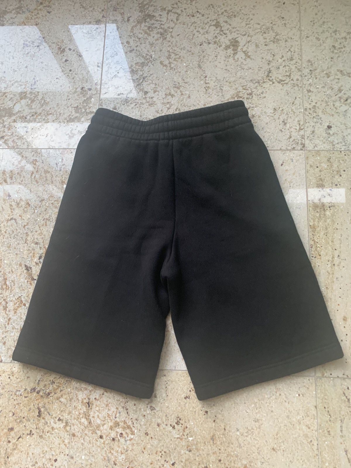 Alexander Wang Black “T” Embroidered Sweat Shorts Size US 30 / EU 46 - 4 Thumbnail