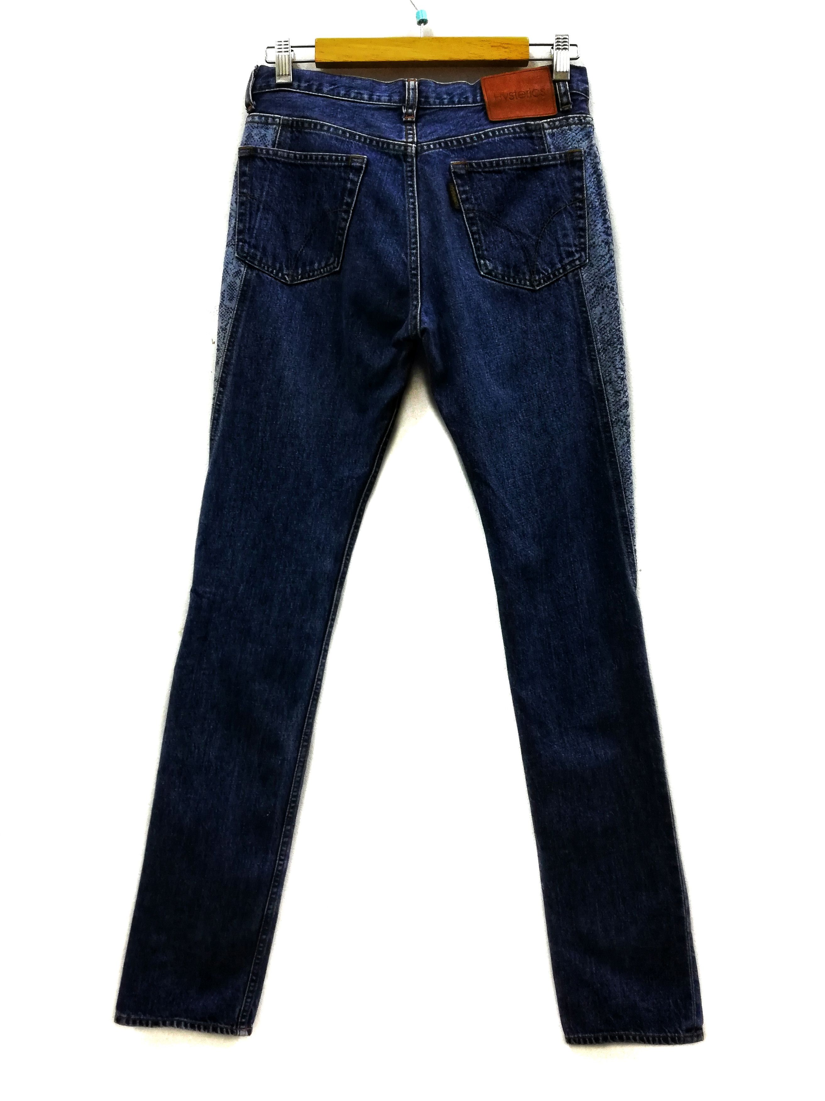 Hysteric Glamour × Indigo × Japanese Brand 🔥Kinky Scab Denim With Tag / Punk / Similar To Undercover Size US 29 - 7 Thumbnail