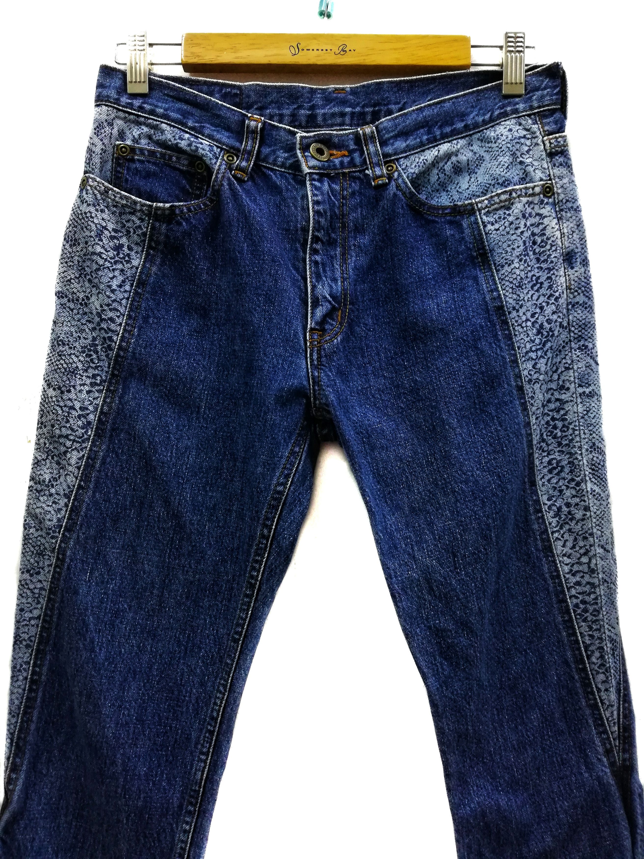 Hysteric Glamour × Indigo × Japanese Brand 🔥Kinky Scab Denim With Tag / Punk / Similar To Undercover Size US 29 - 2 Thumbnail
