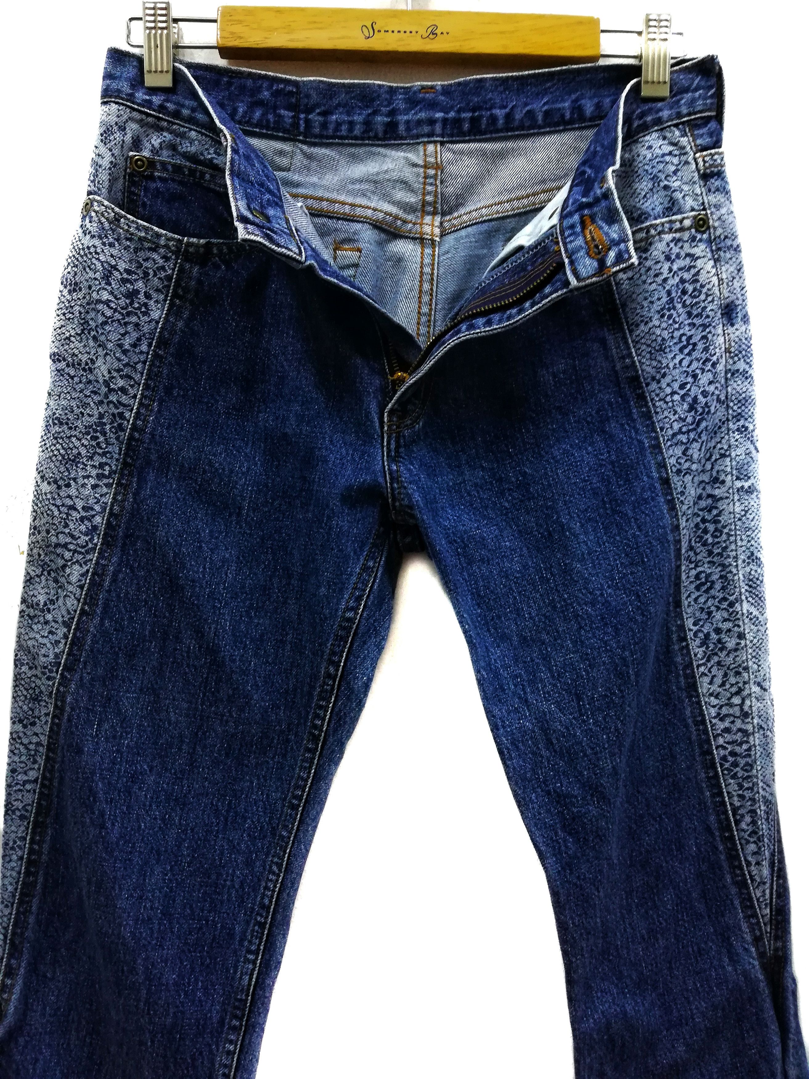 Hysteric Glamour × Indigo × Japanese Brand 🔥Kinky Scab Denim With Tag / Punk / Similar To Undercover Size US 29 - 6 Thumbnail