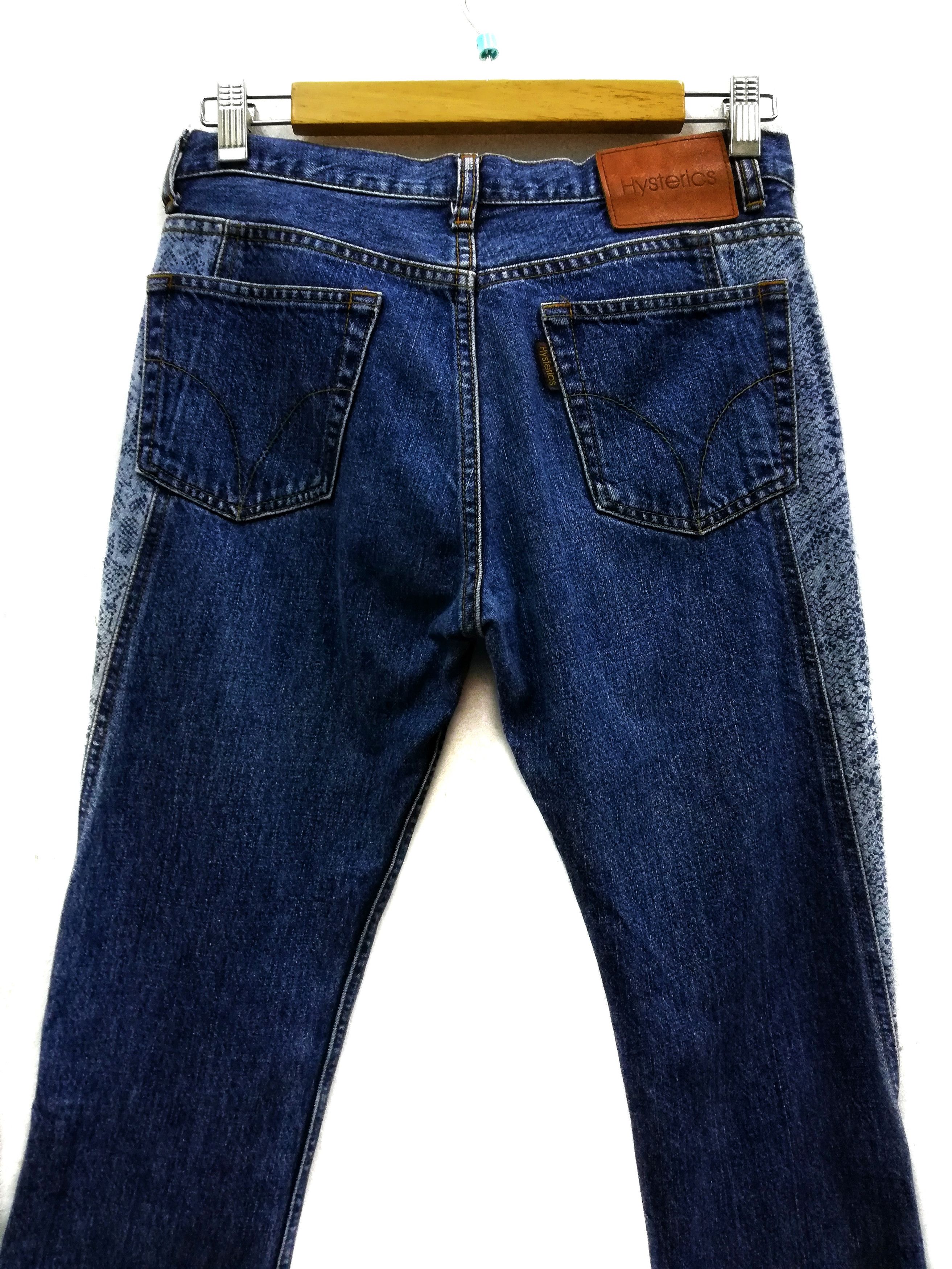 Hysteric Glamour × Indigo × Japanese Brand 🔥Kinky Scab Denim With Tag / Punk / Similar To Undercover Size US 29 - 8 Thumbnail