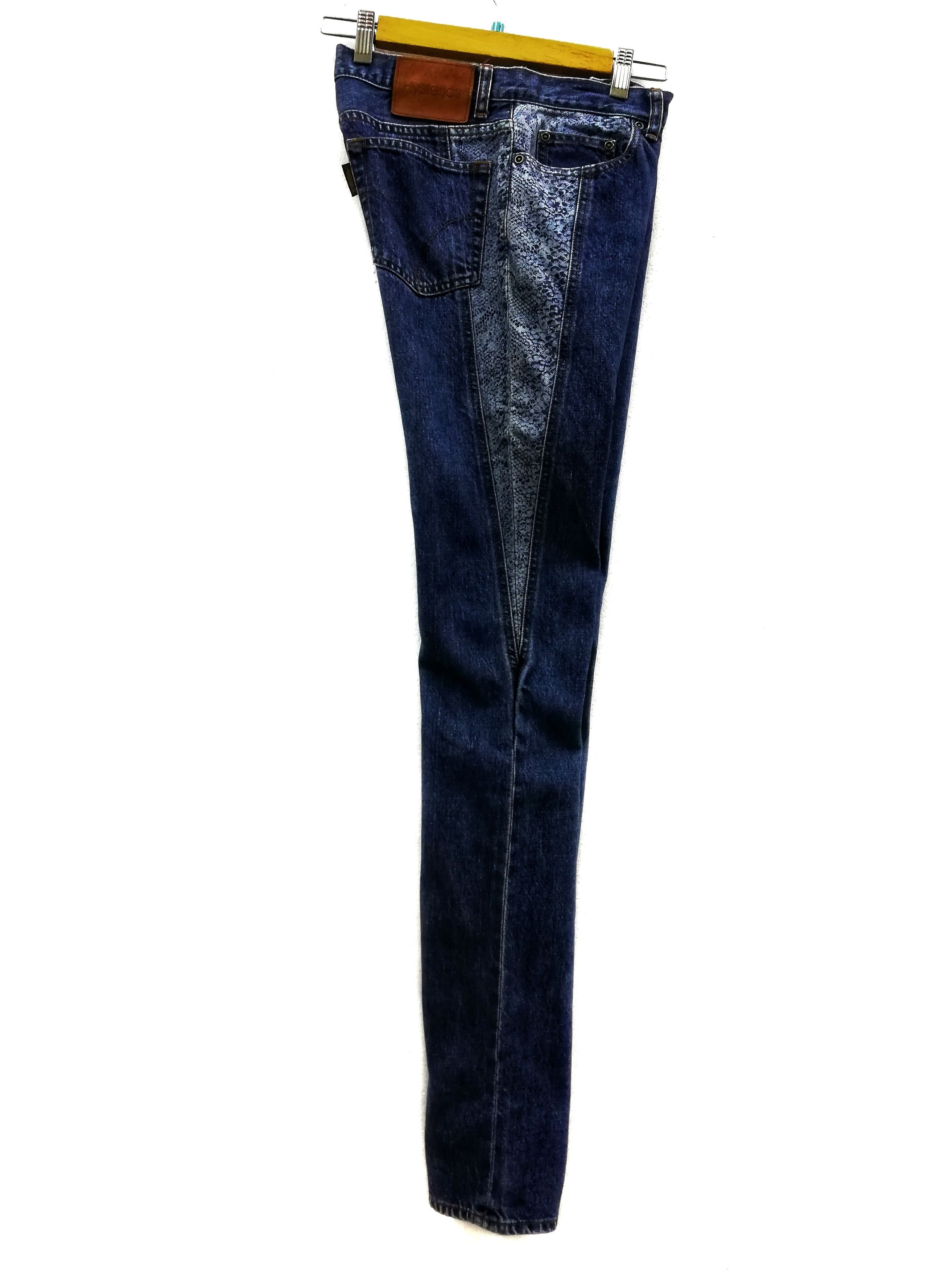 Hysteric Glamour × Indigo × Japanese Brand 🔥Kinky Scab Denim With Tag / Punk / Similar To Undercover Size US 29 - 10 Thumbnail