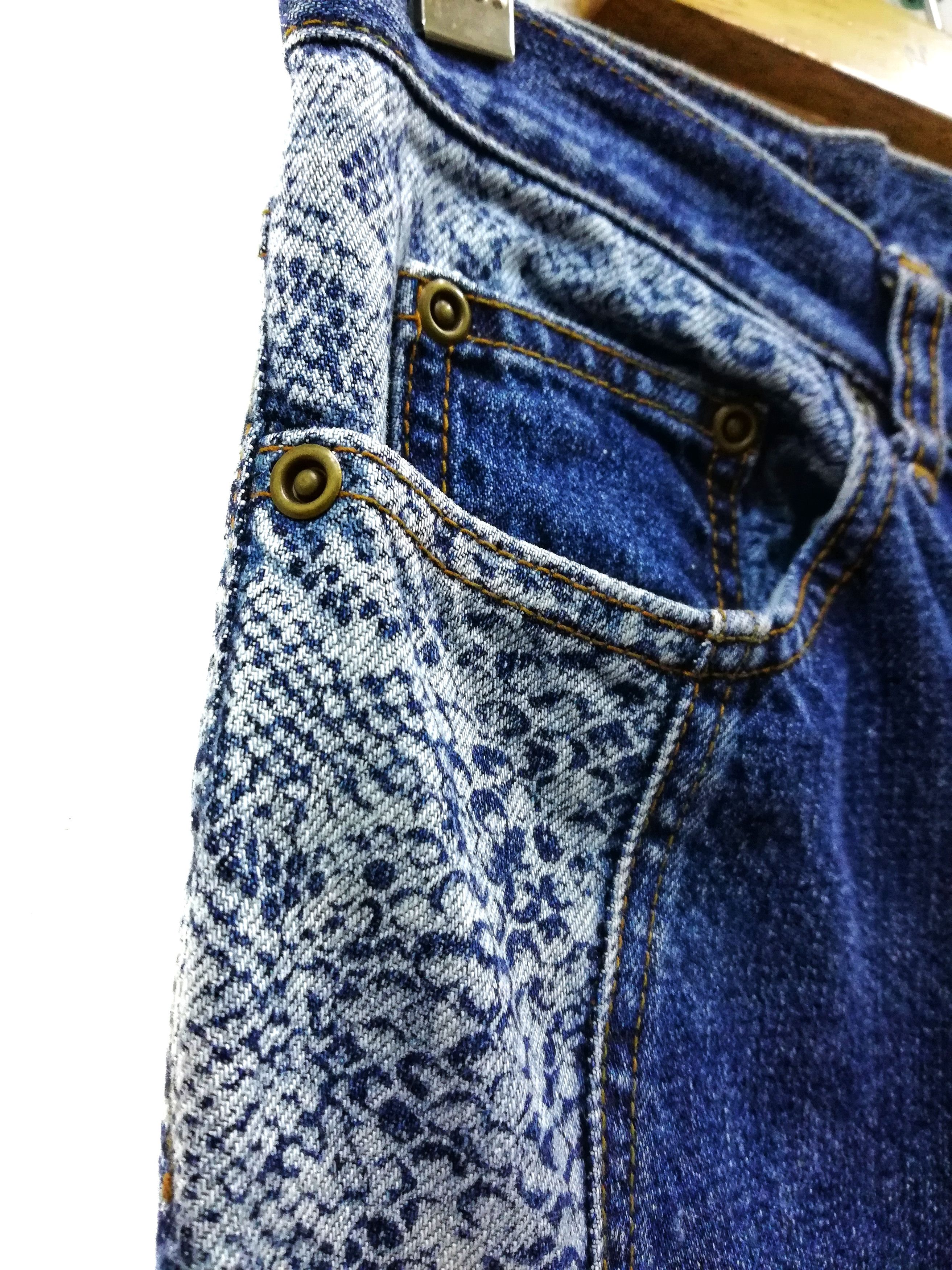 Hysteric Glamour × Indigo × Japanese Brand 🔥Kinky Scab Denim With Tag / Punk / Similar To Undercover Size US 29 - 3 Thumbnail