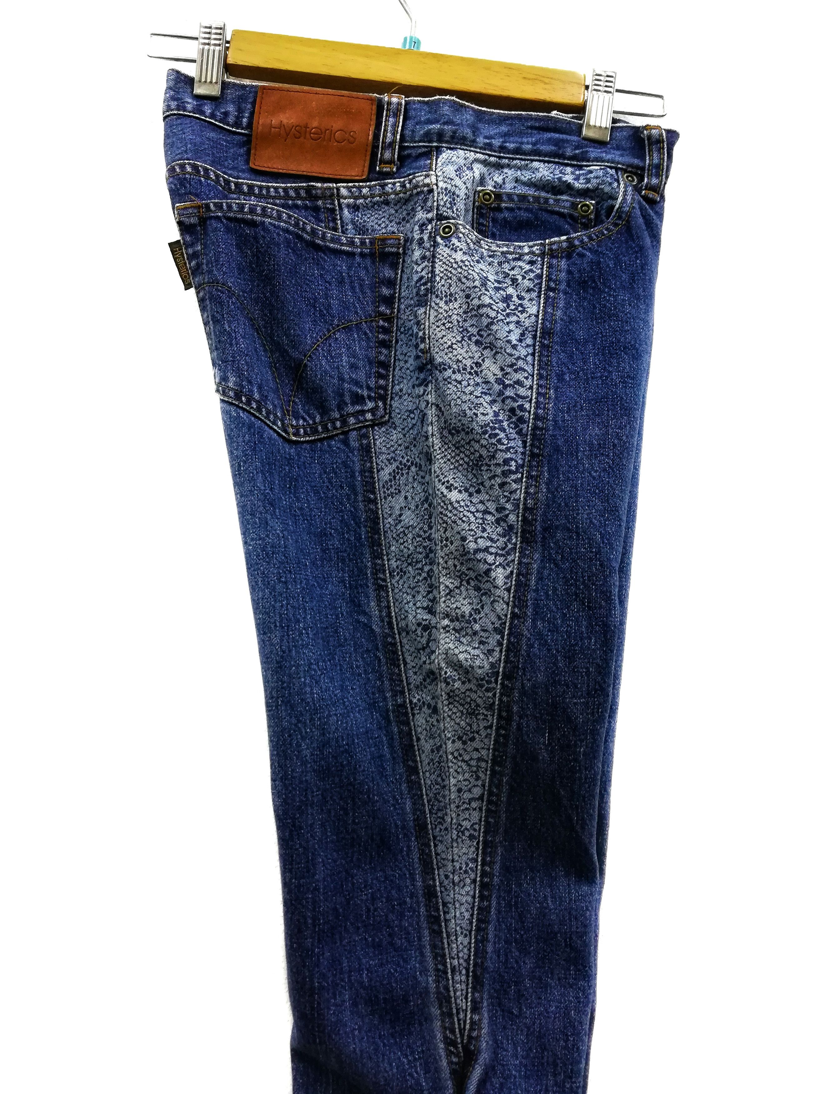Hysteric Glamour × Indigo × Japanese Brand 🔥Kinky Scab Denim With Tag / Punk / Similar To Undercover Size US 29 - 11 Thumbnail