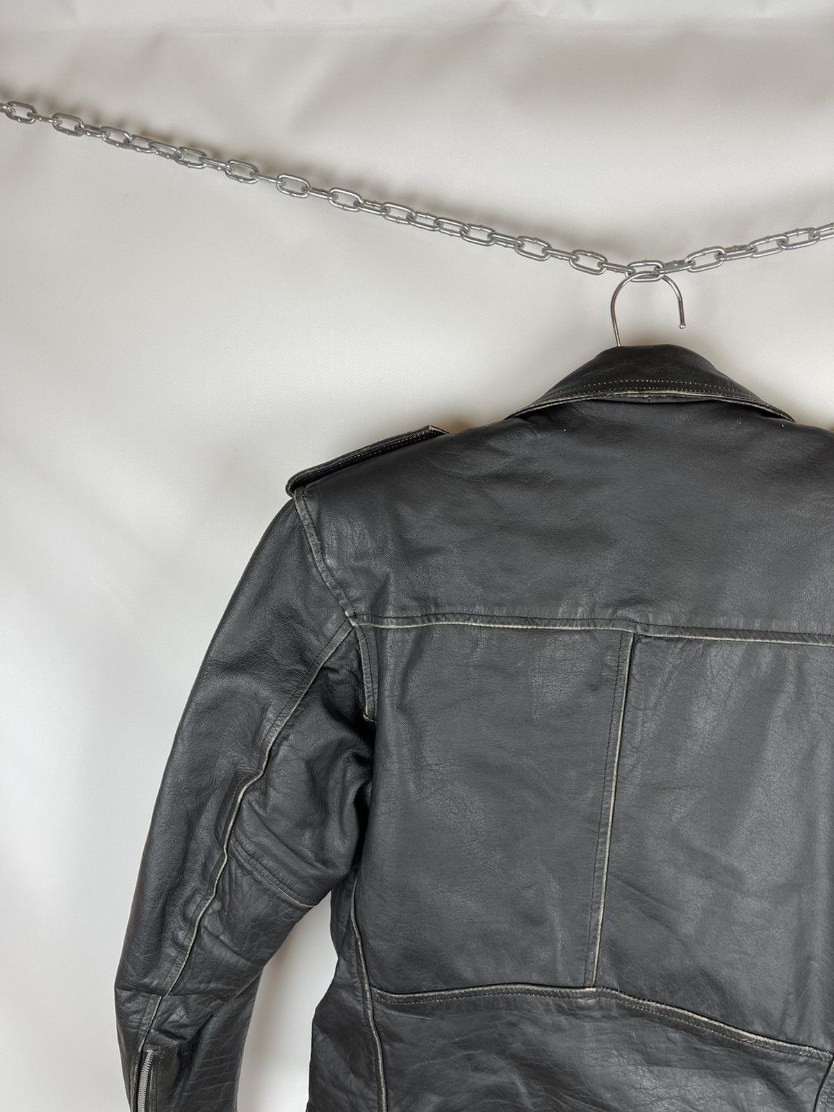 Genuine Leather Black Point vintage real leather biker jacket 90s Size US S / EU 44-46 / 1 - 14 Thumbnail