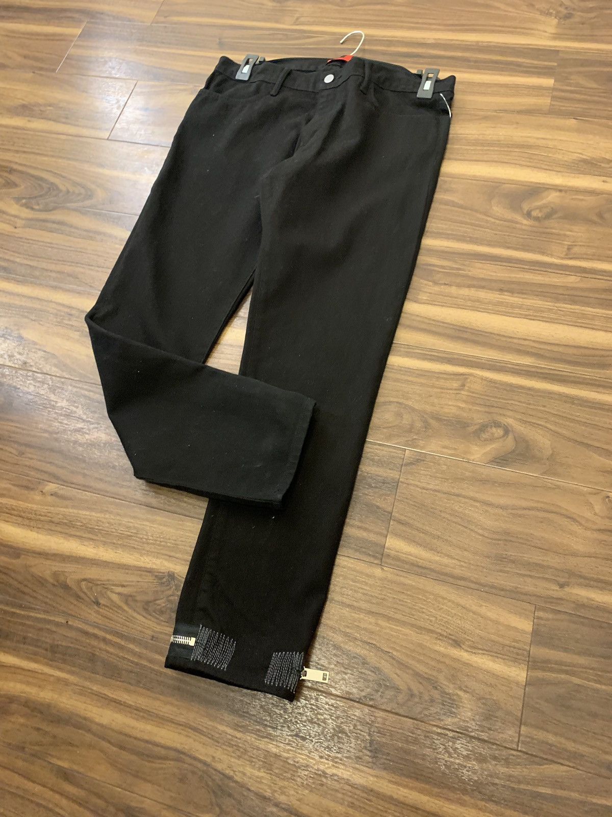 424 Single Zip Hem Denim in Black Size US 33 - 7 Thumbnail