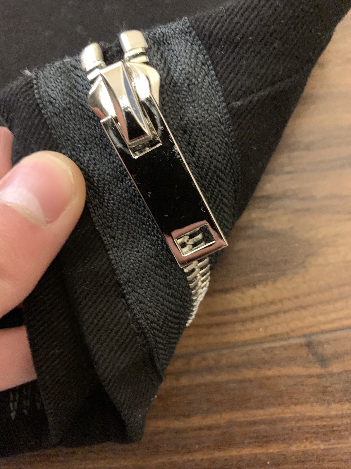 424 Single Zip Hem Denim in Black Size US 33 - 4 Thumbnail