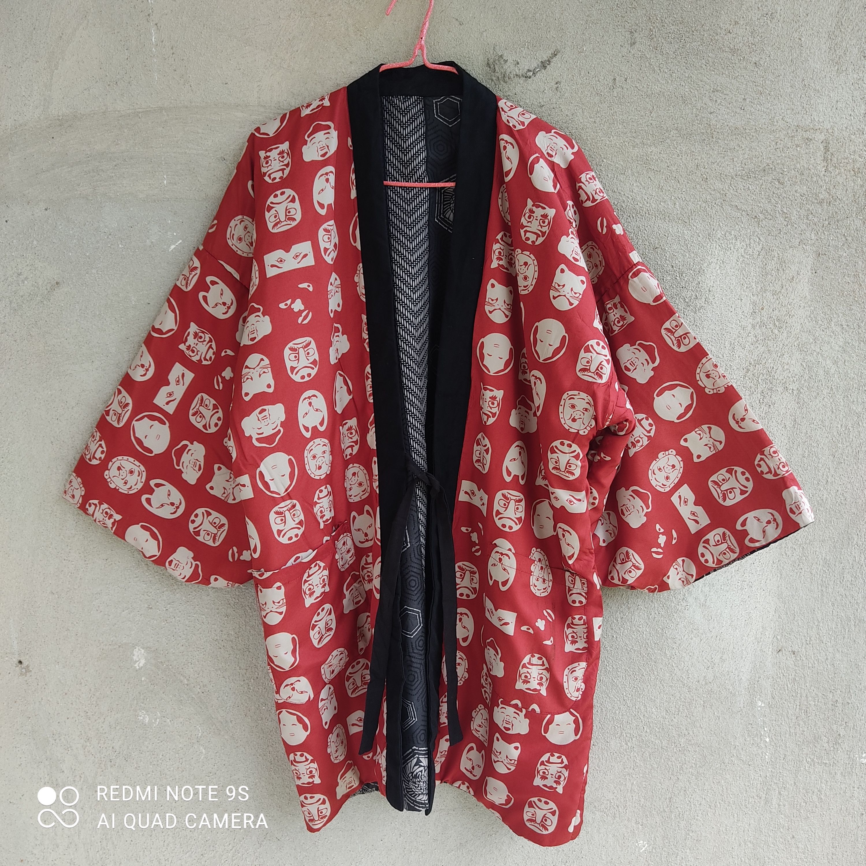 Japanese Brand EVISU SUMO FatMan Monogram Allover Print Reversible Kimono Size US L / EU 52-54 / 3 - 2 Thumbnail