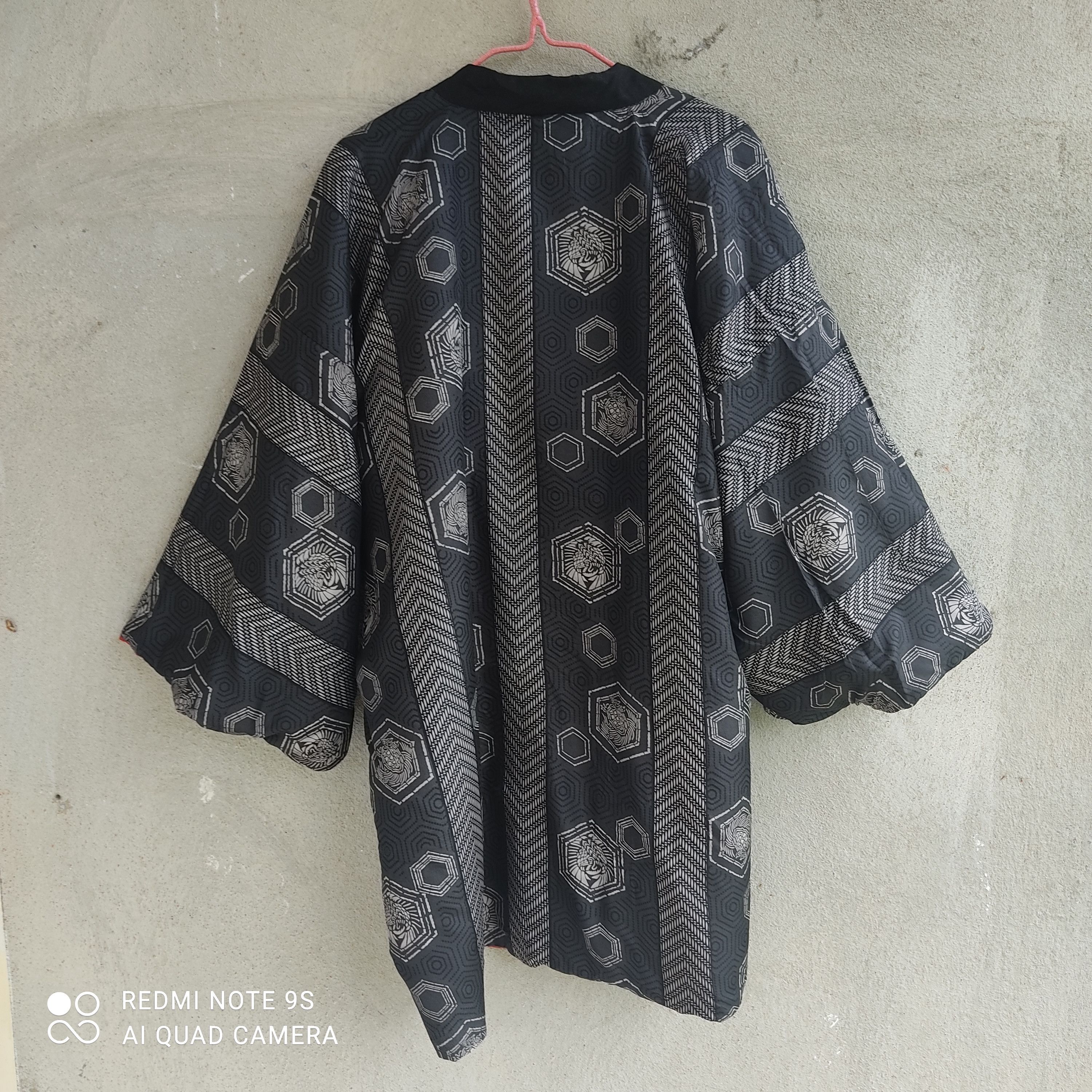 Japanese Brand EVISU SUMO FatMan Monogram Allover Print Reversible Kimono Size US L / EU 52-54 / 3 - 6 Thumbnail