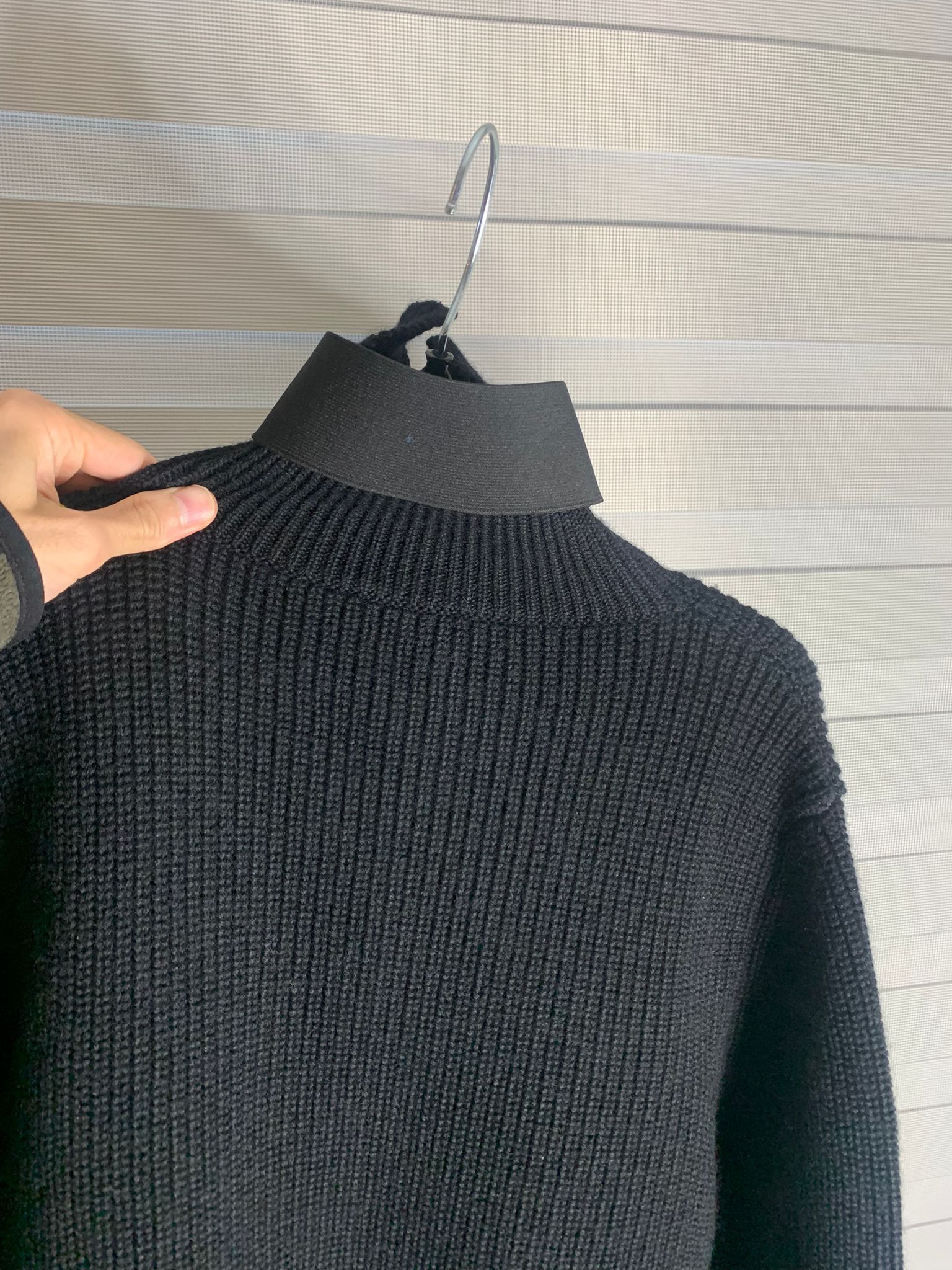 Raf Simons Single Turtleneck Sweater in Black Size US S / EU 44-46 / 1 - 11 Thumbnail